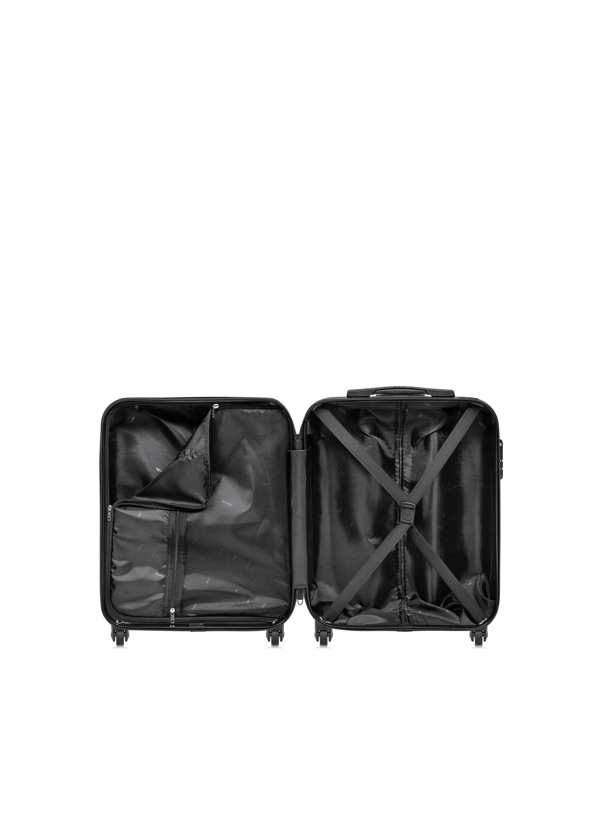 Small suitcase on wheels WALAB-0067-49-19(W24)-04