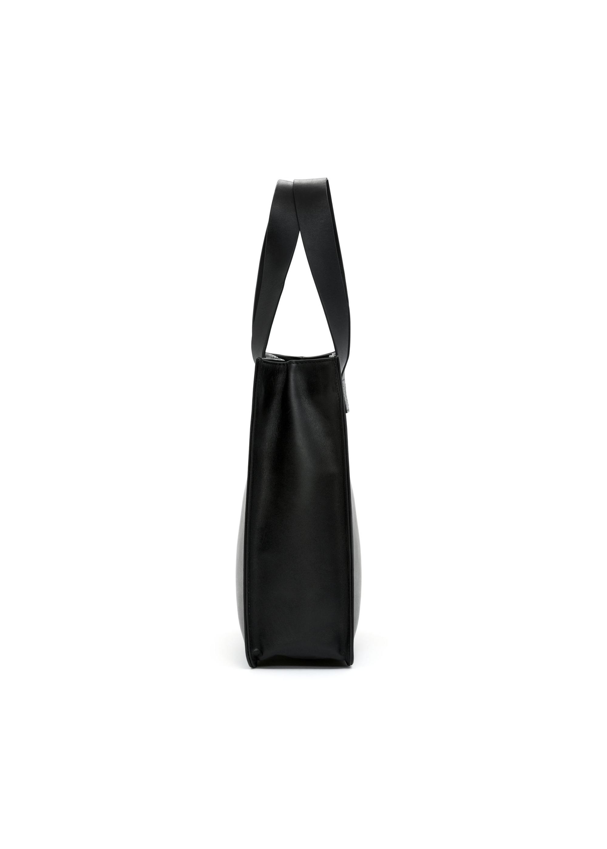 Large black leather handbag for women TORES-1084-99(W25)-04