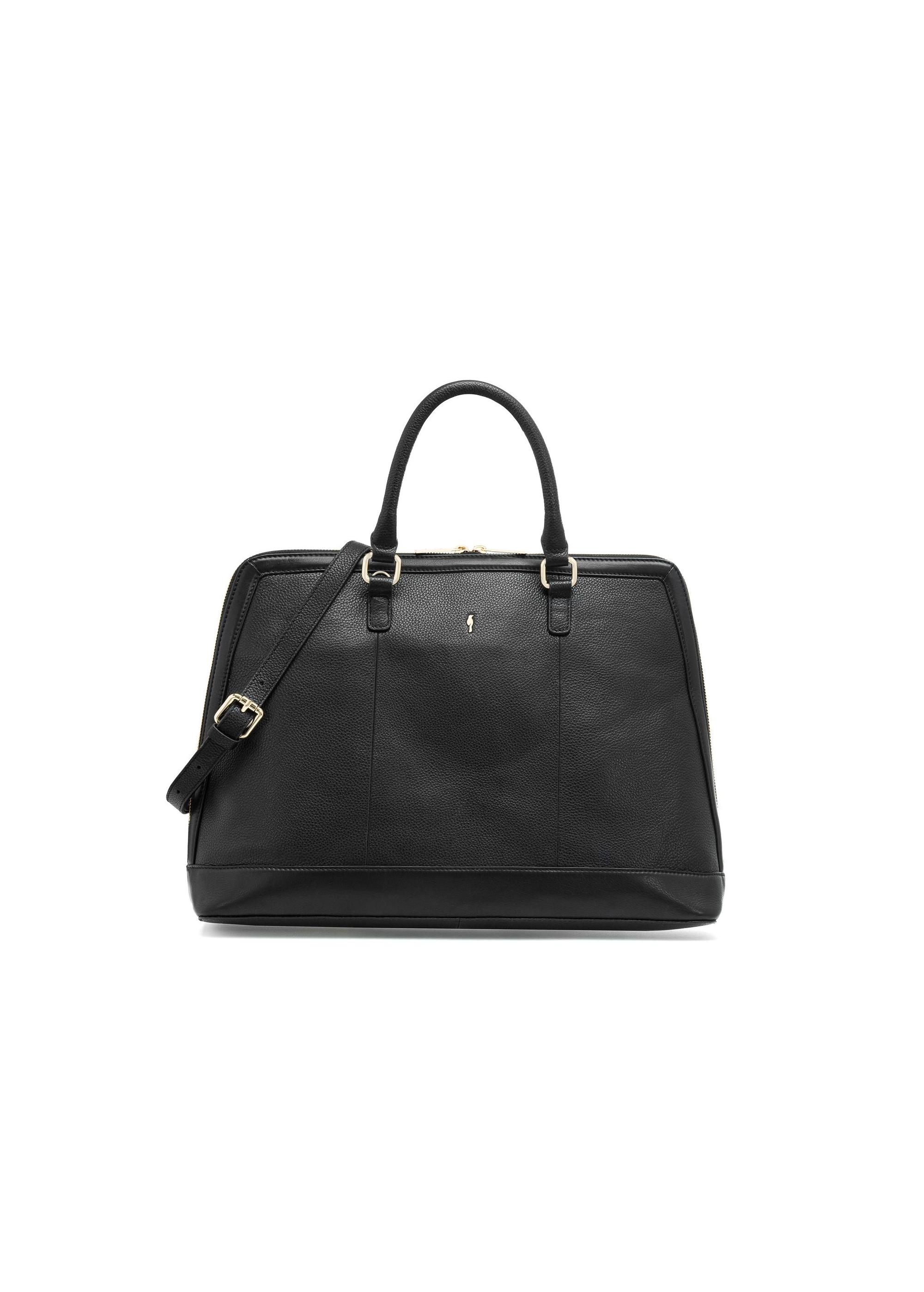 Black elegant leather women's bag TORES-1094-99(W25)-01