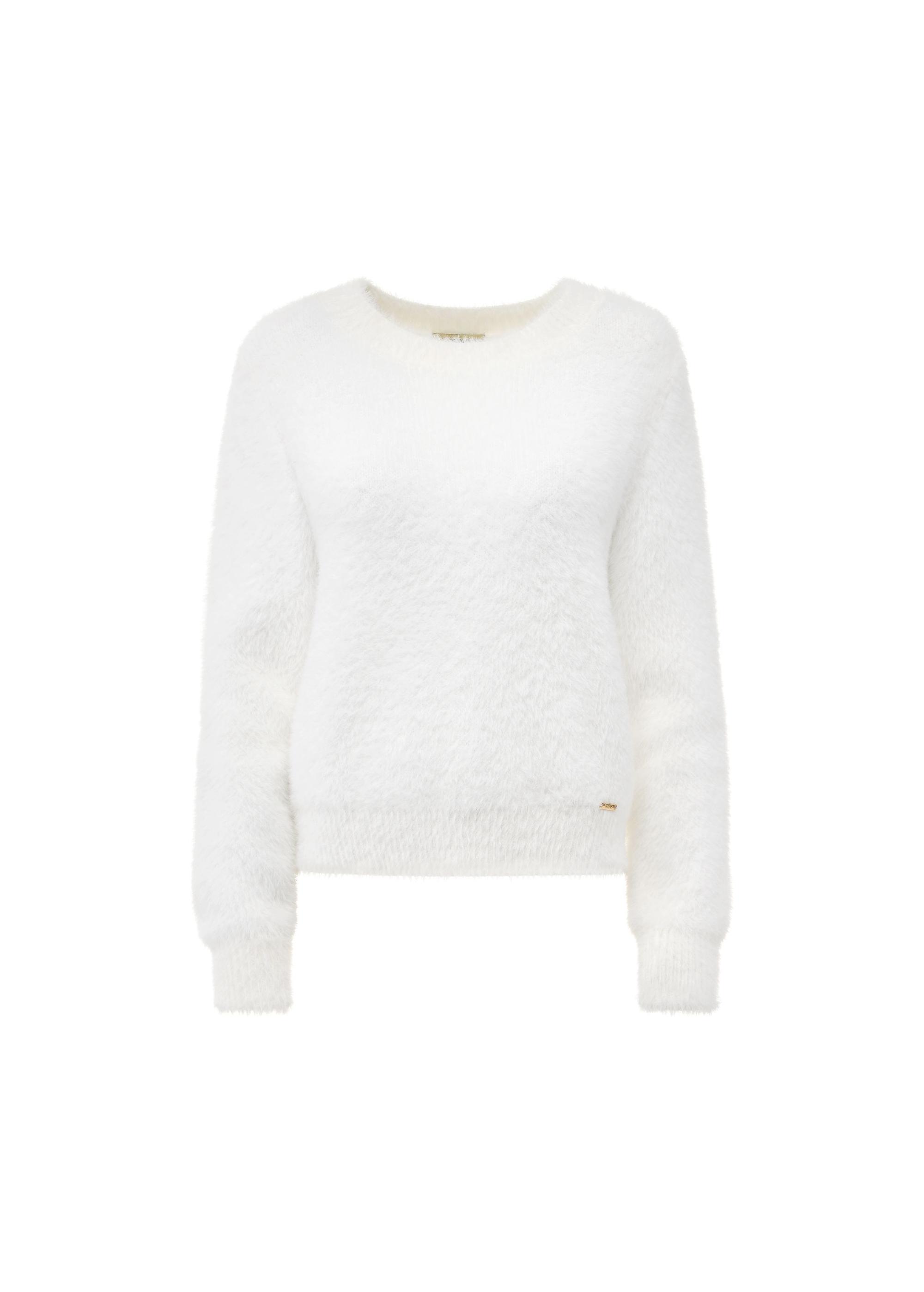 Cream women's sweater SWEDT-0228-80(Z24)-05