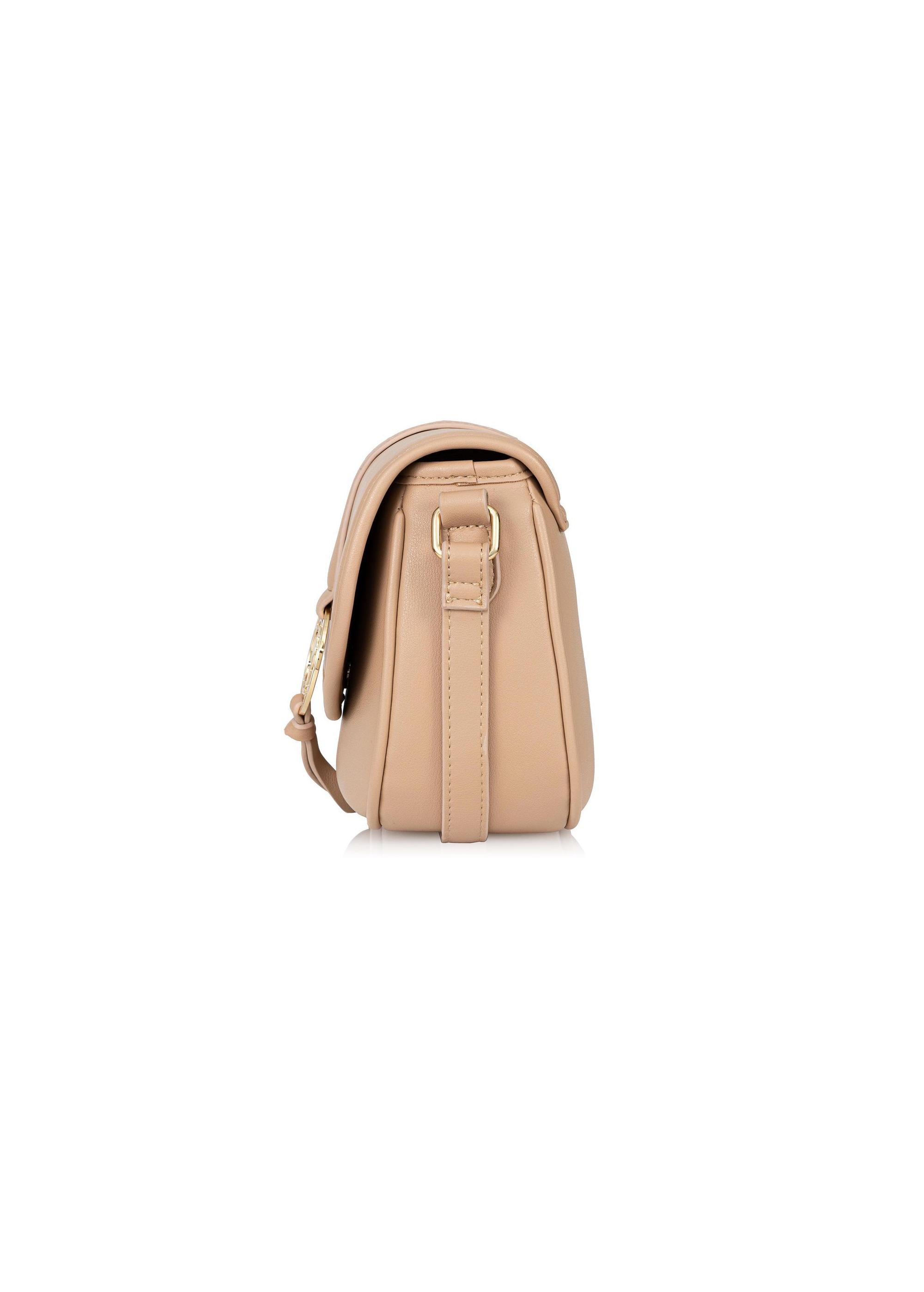 Beige rounded mailbag TOREC-0756A-80(W24)-03