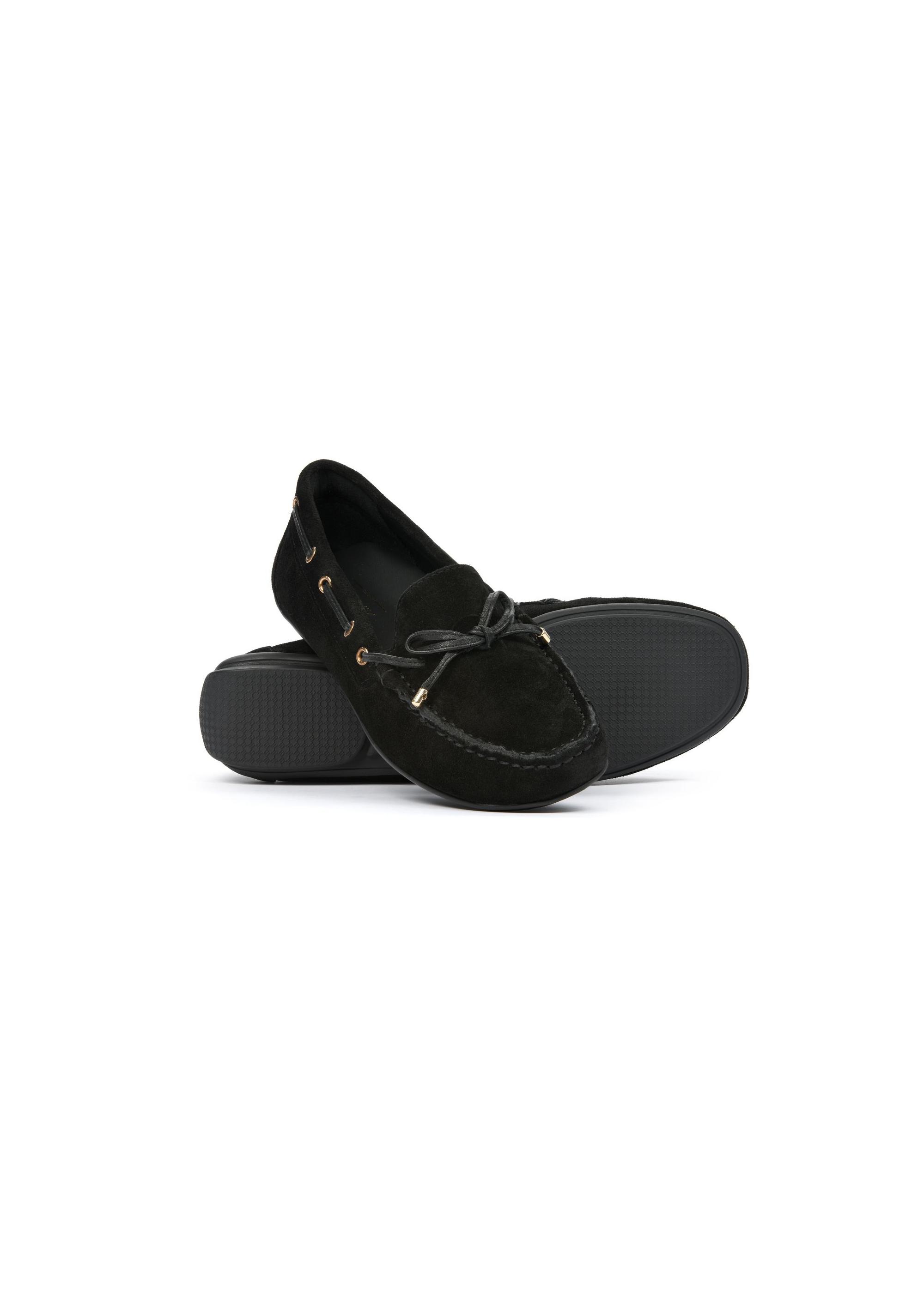 Black women's loafers BUTYD-1053A-99(W25)-05