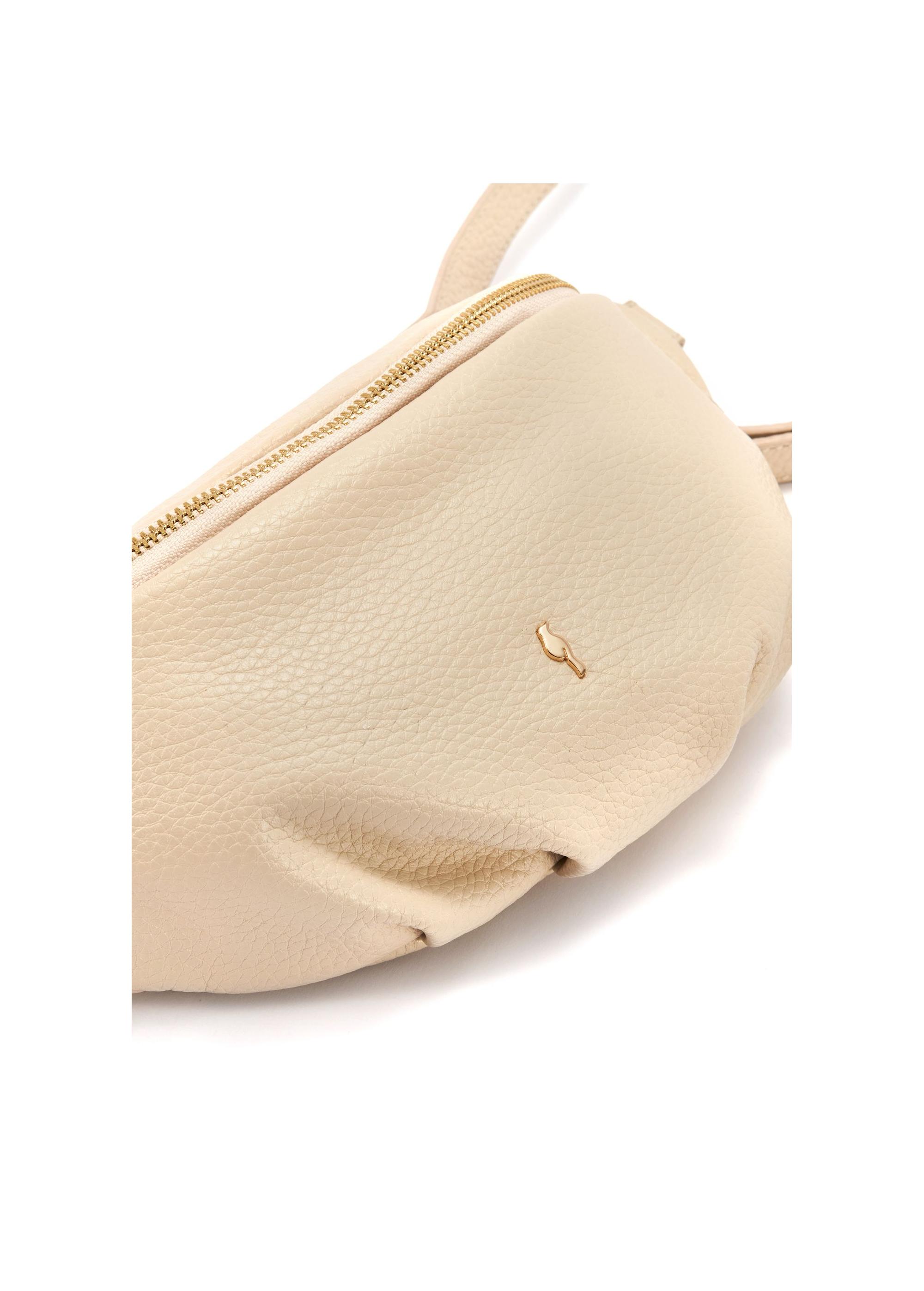 Cream leather women's bag TORES-0894C-12(W25)