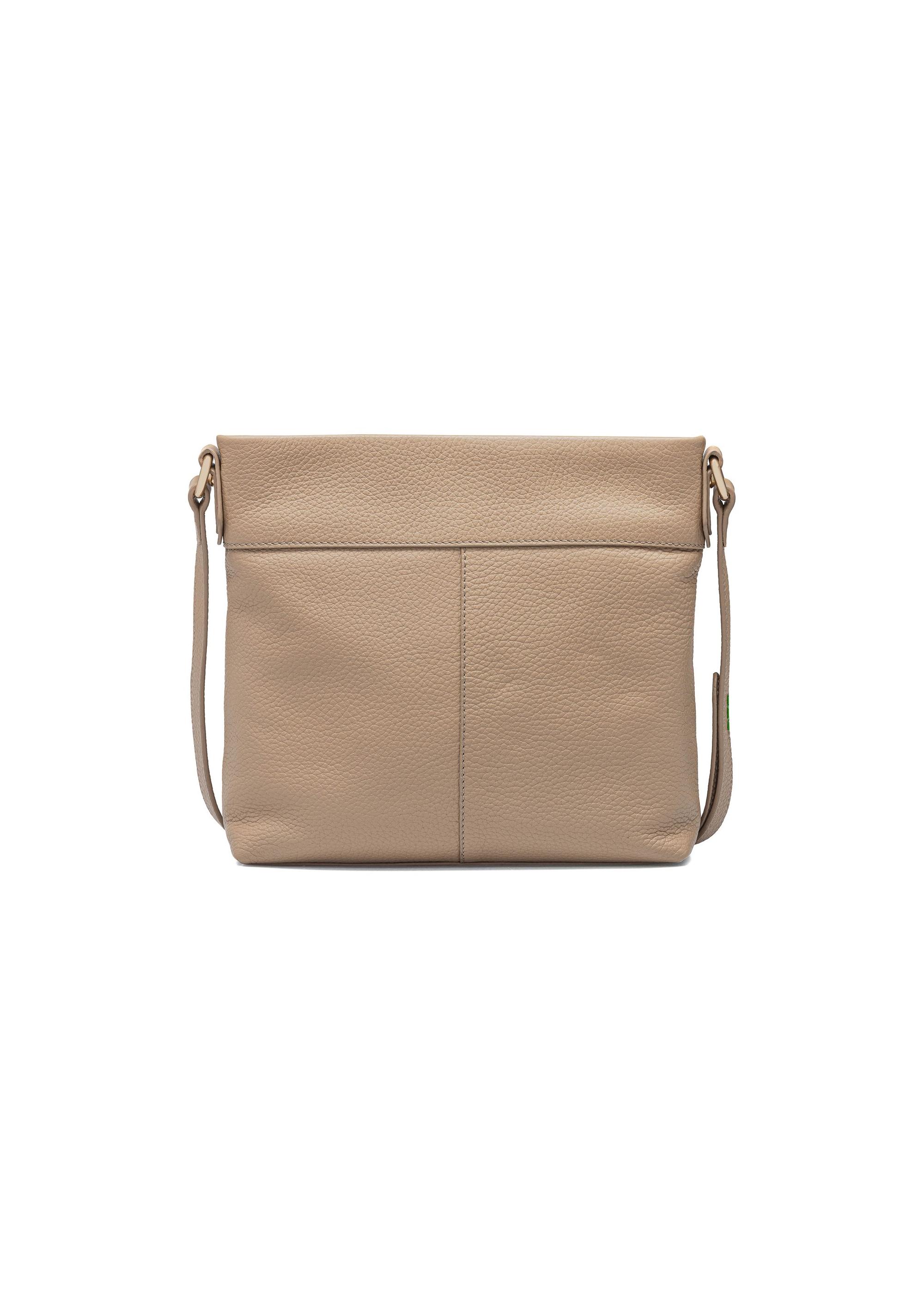 Beige leather women's shoulder bag TORES-0896C-80(W25)-04