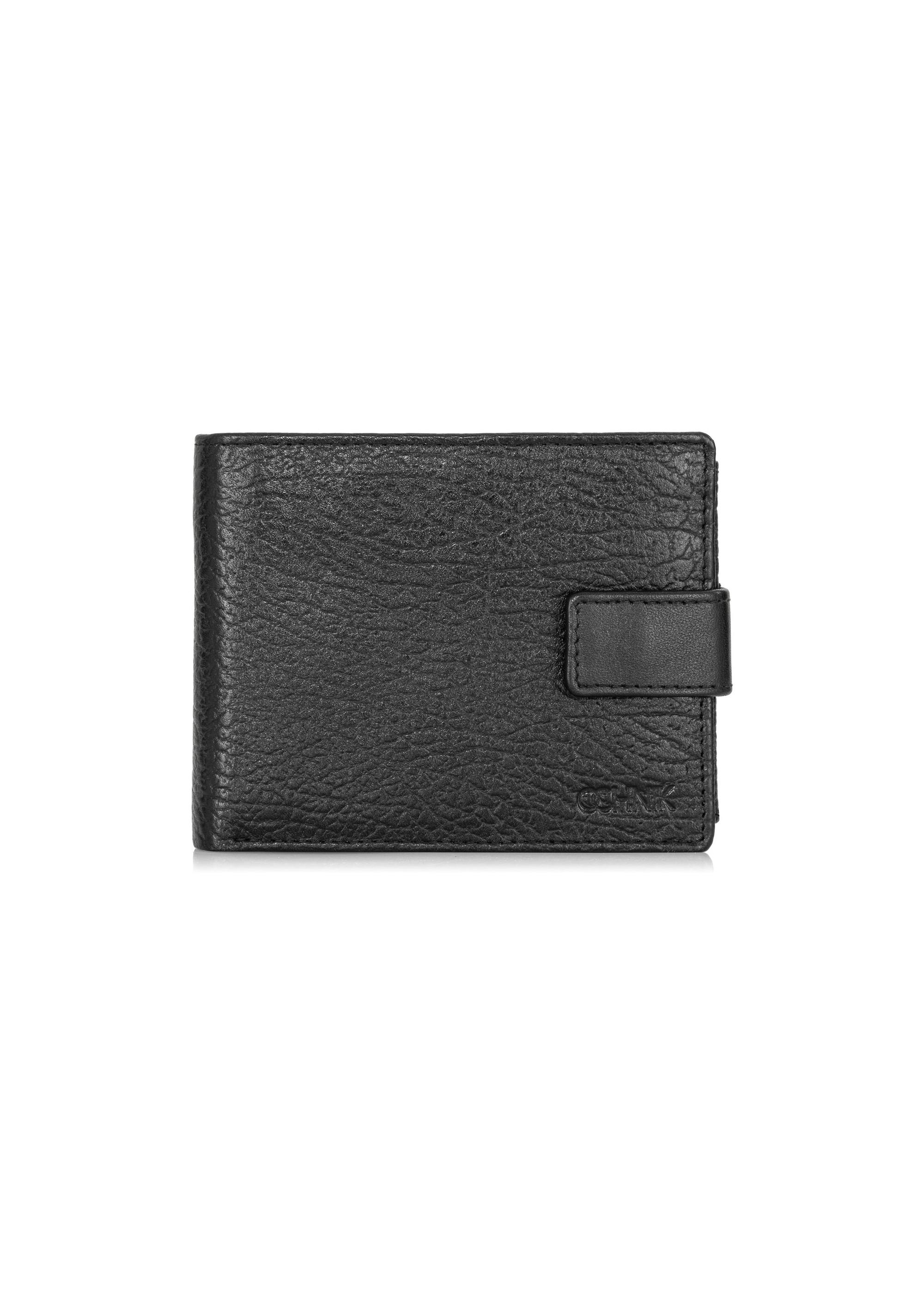 Men's leather clasp wallet PORMS-0536-99(W24)-01