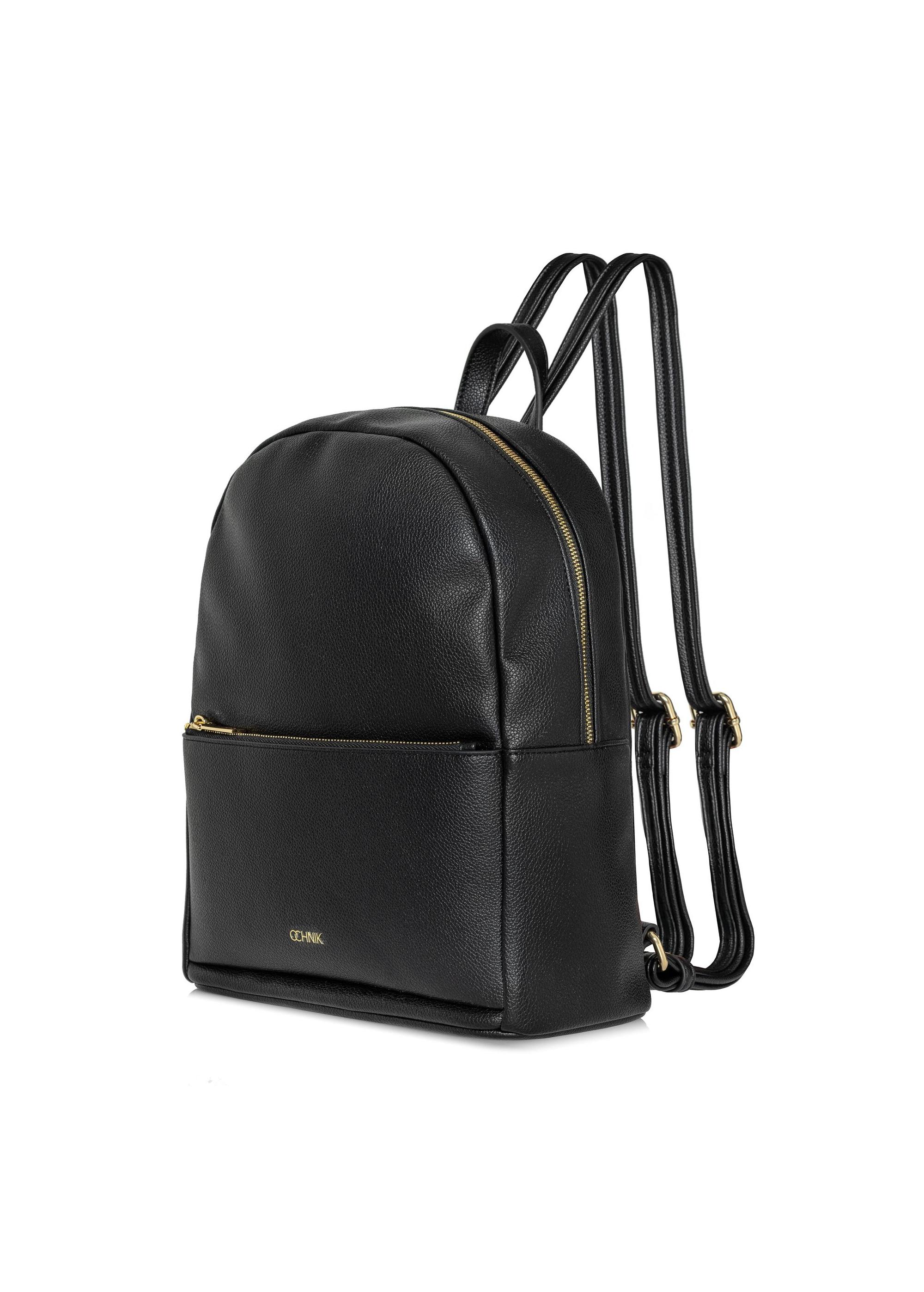 Black medium women's backpack TOREC-0894A-99(W25)-02