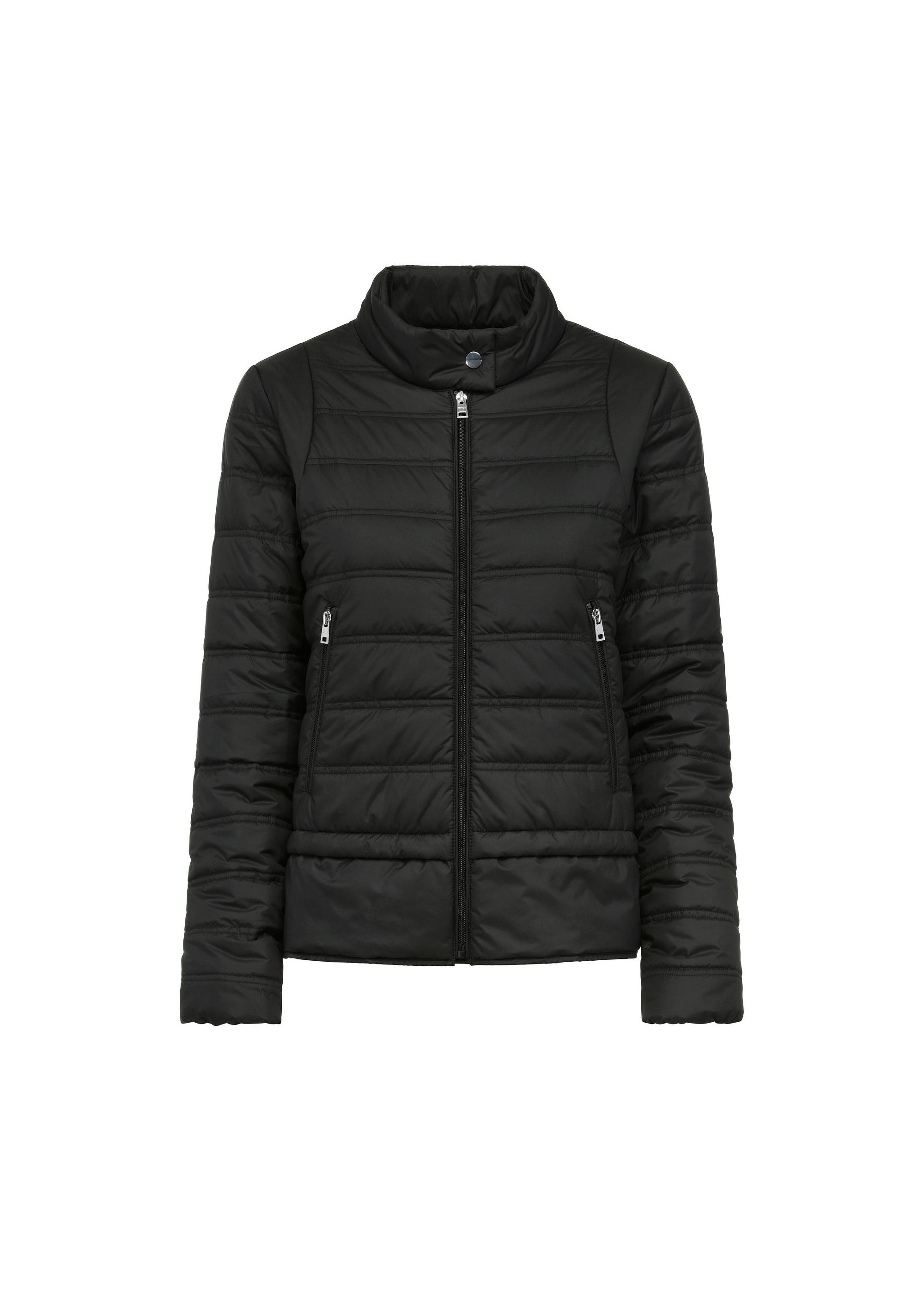 Black transitional women's jacket KURDT-0500-99(W25)