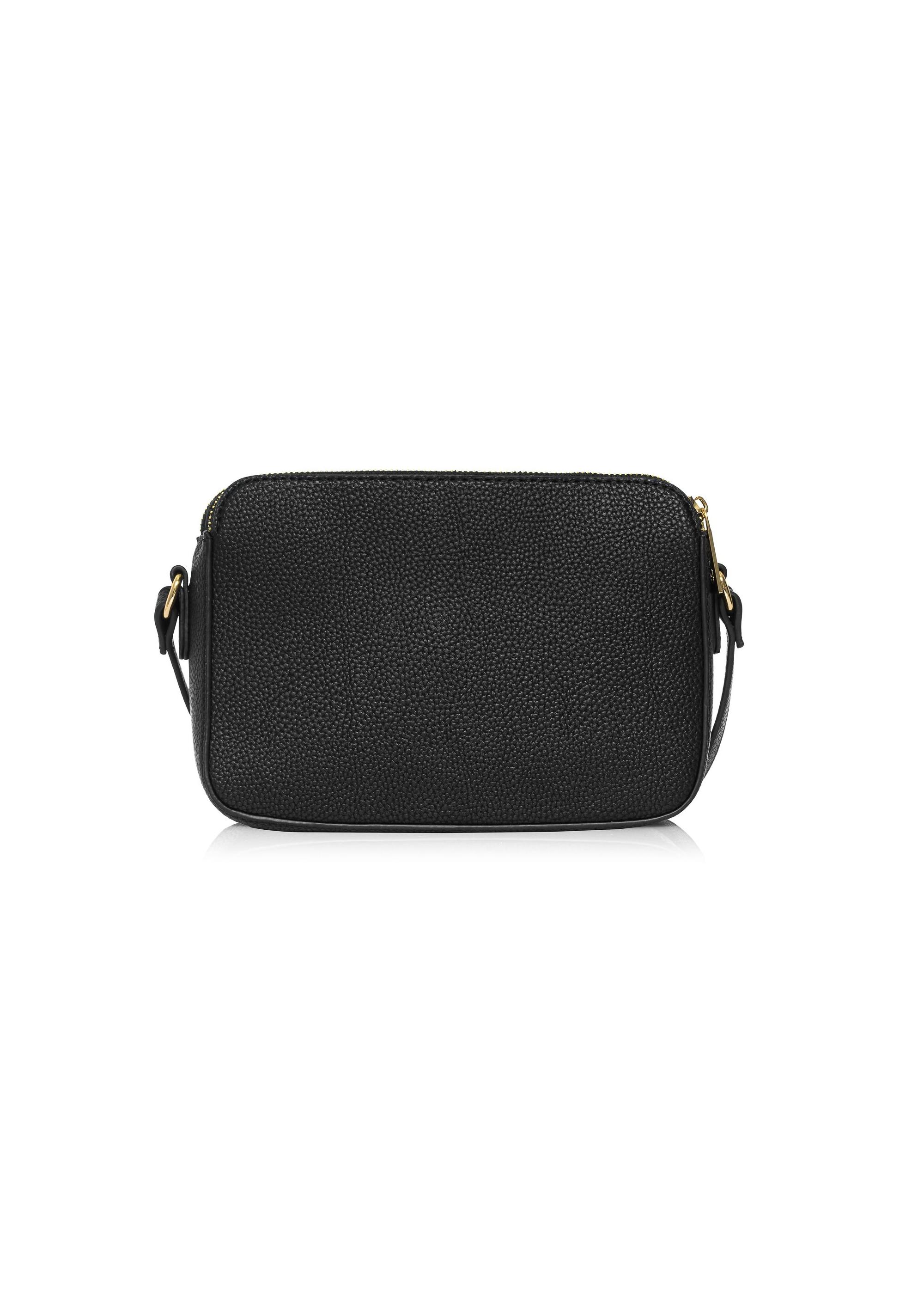 Black women's handbag with strap TOREC-0830A-99(W25)-03