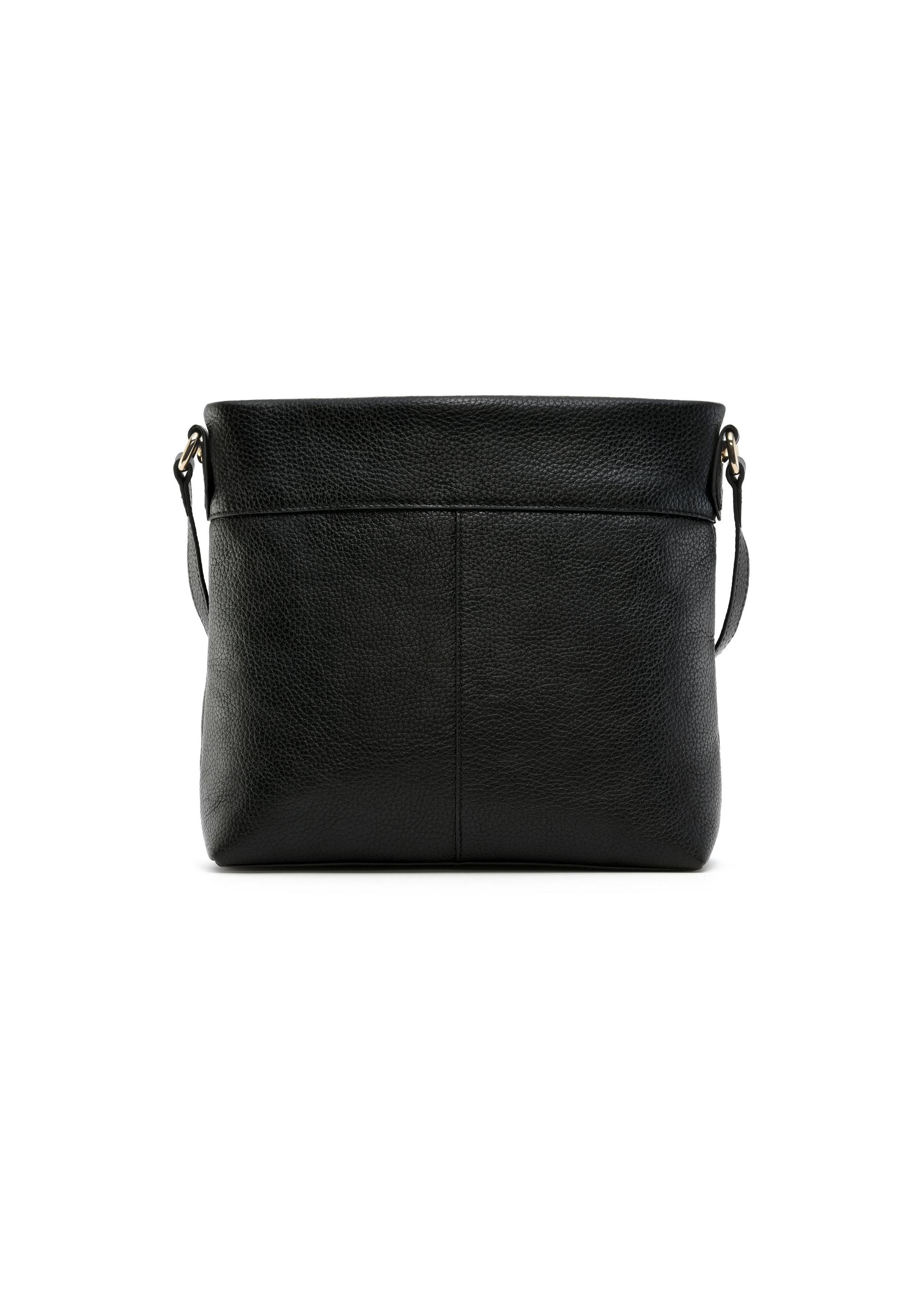 Black leather shoulder bag TORES-0897C-99(W25)