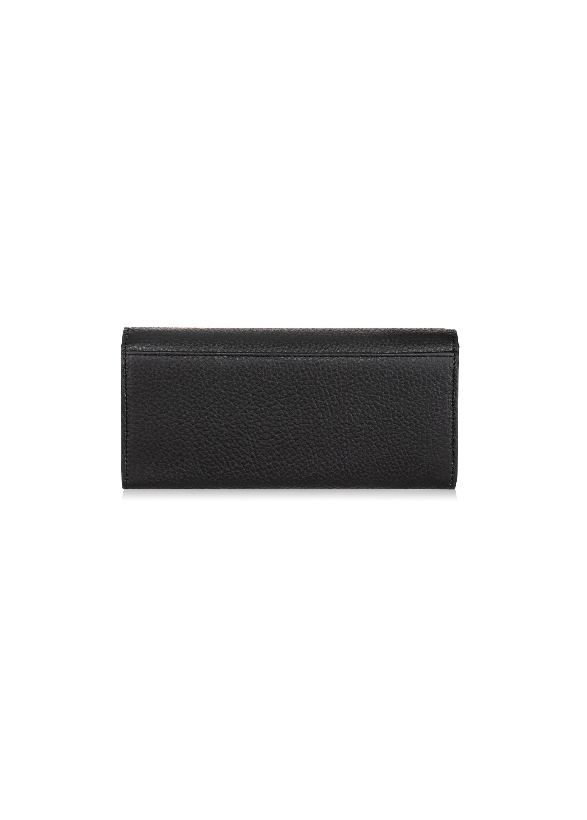 Large black leather wallet for women PORES-0893-99(Z23)-03