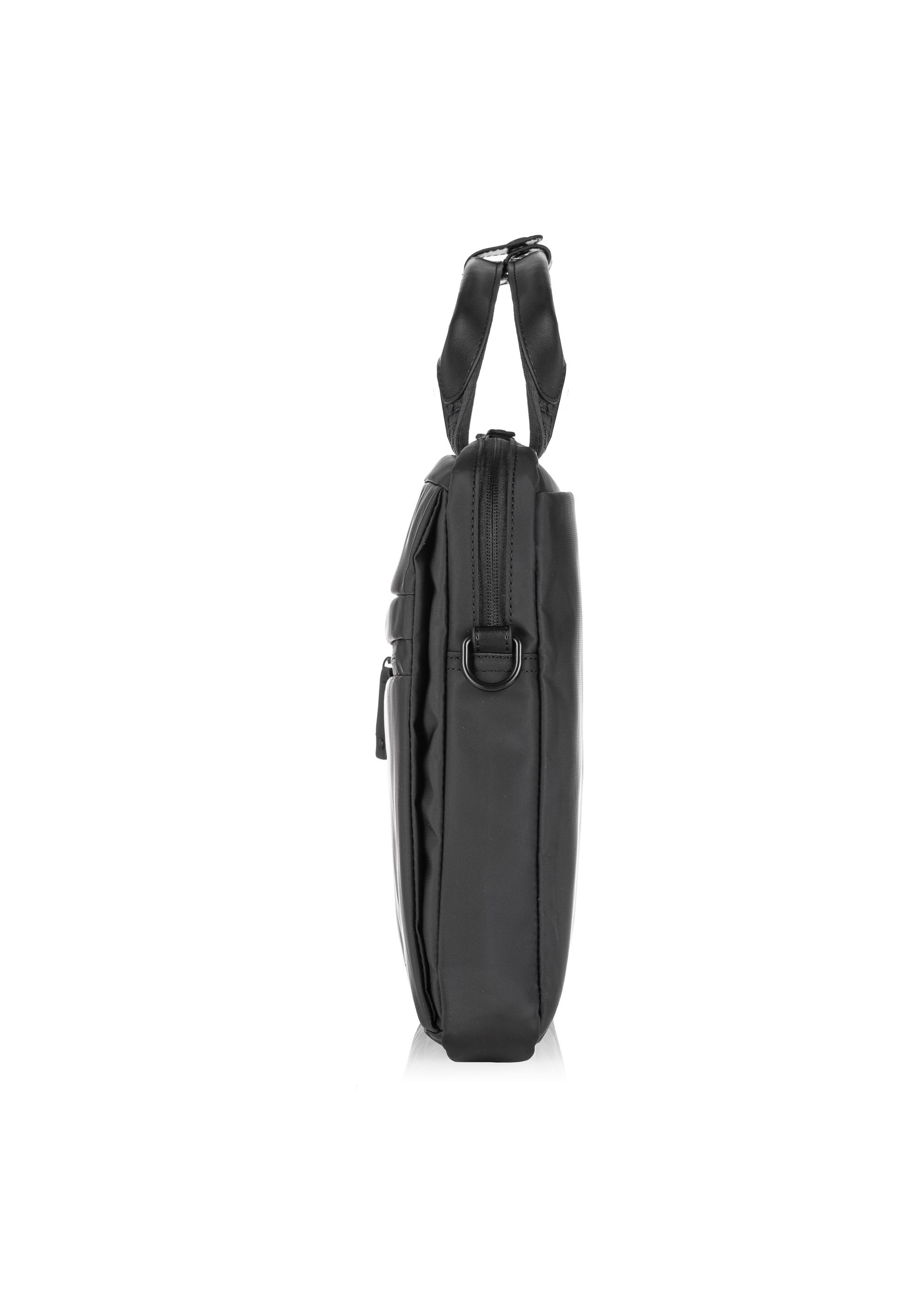 Black men's bag with handle TORMN-0203A-99(W23)-03