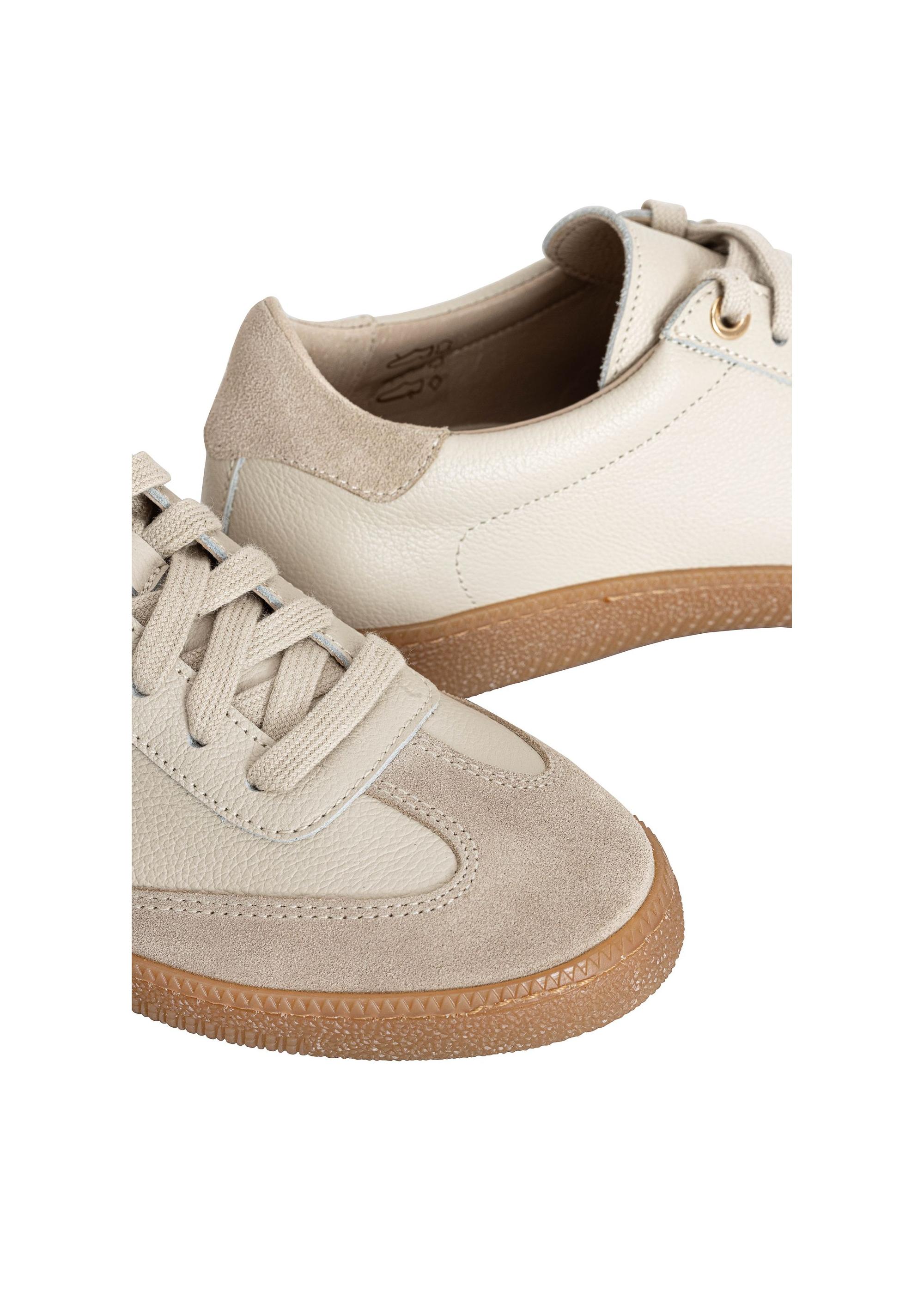 Beige leather women's sneakers BUTYD-1143-81(Z24) photo 7