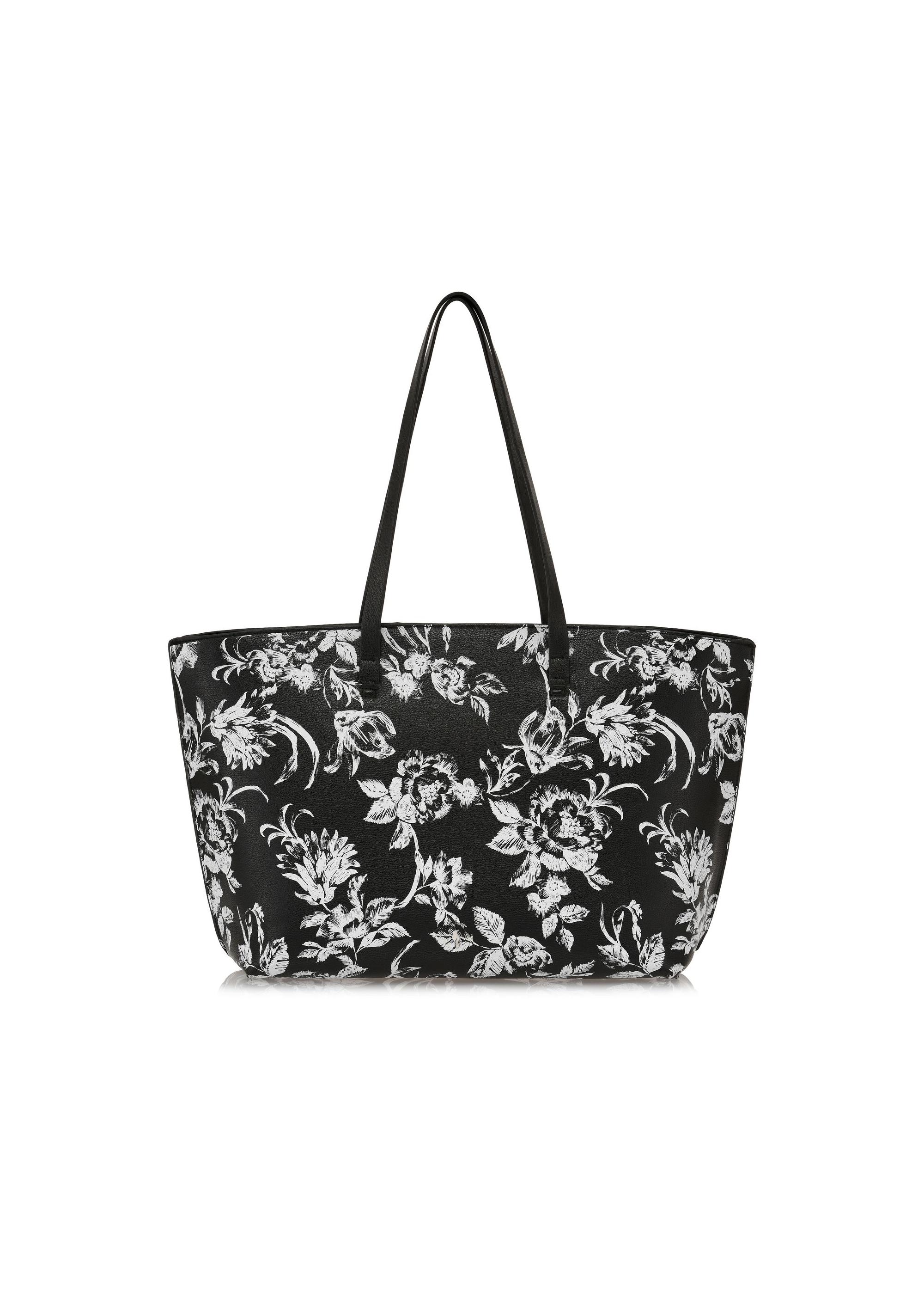 Classic women's handbag with print TOREC-0958-98(Z24)-02