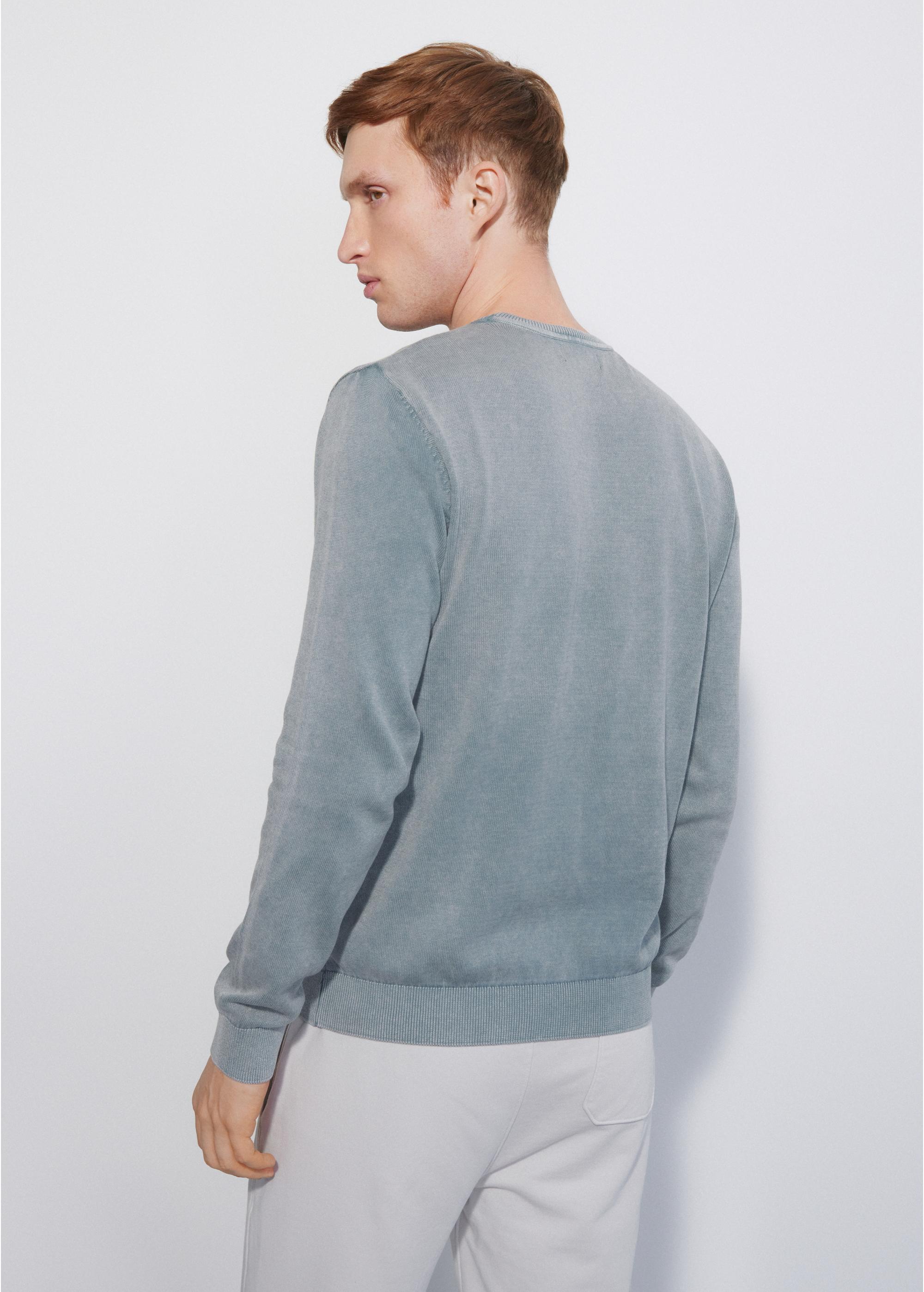 Grey men's logo sweater SWEMT-0129-91(W23)-03