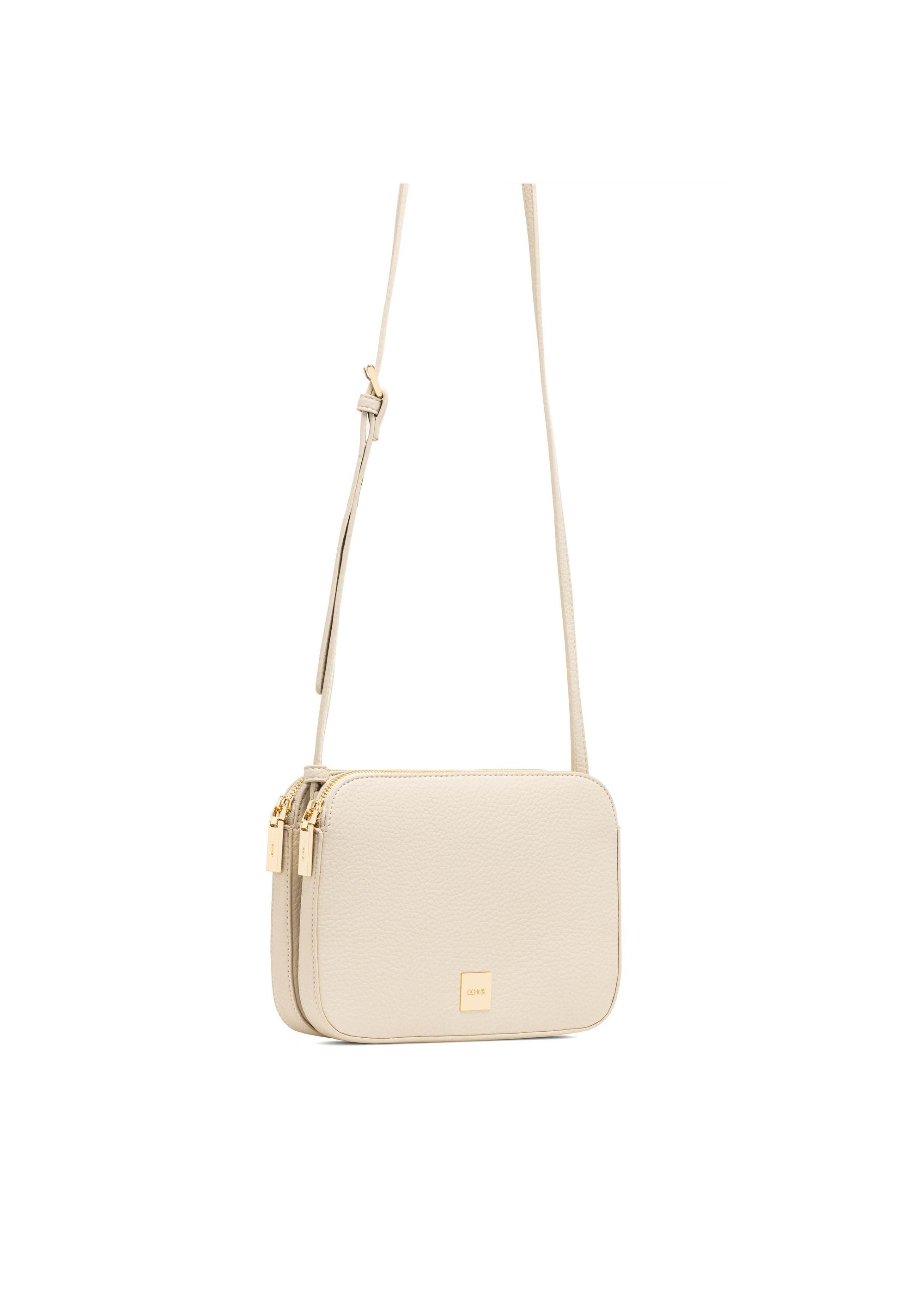 Cream women's shoulder bag TOREC-0205E-16(W25)-06