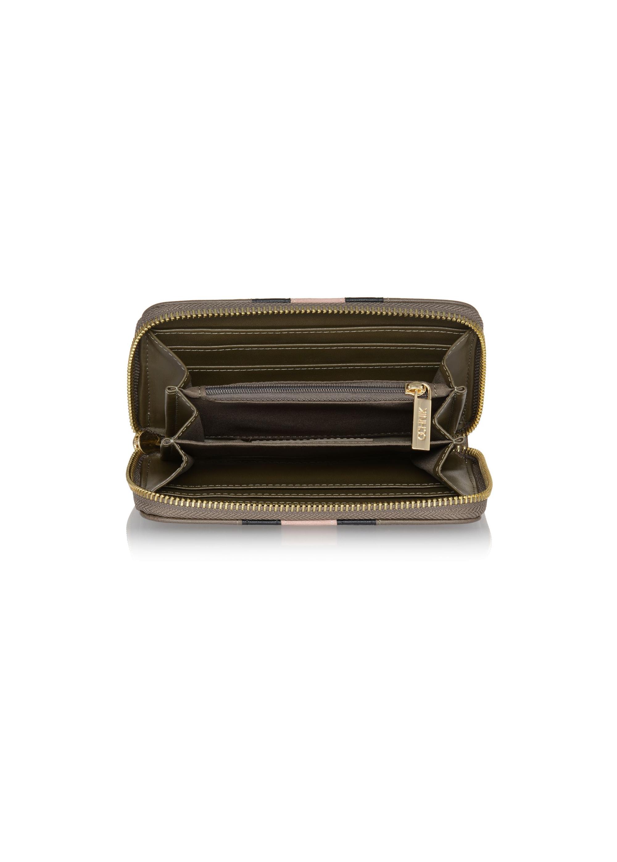 Dark green women's wallet POREC-0359-54(Z24)-04