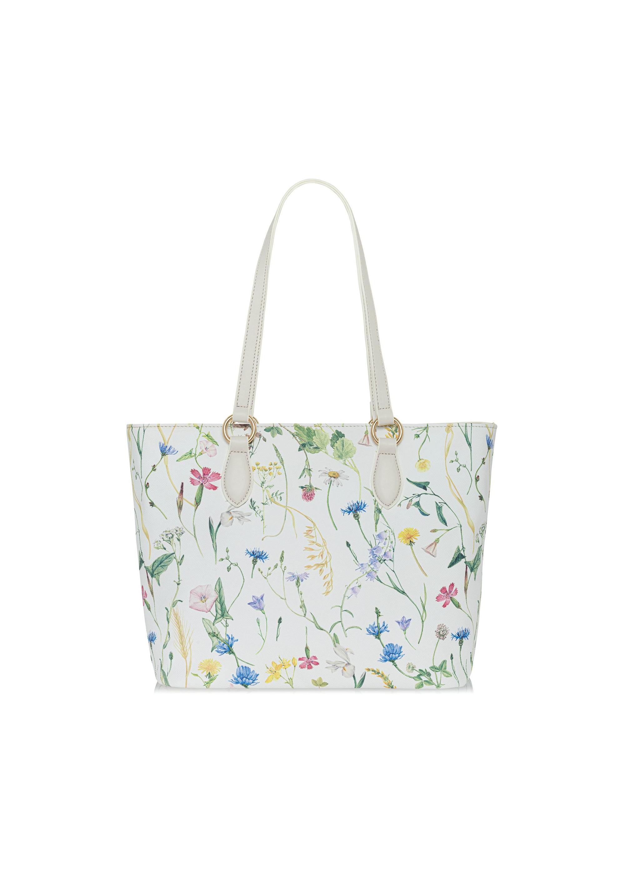 Women's floral shopper bag TOREC-0997-15(W25)-04