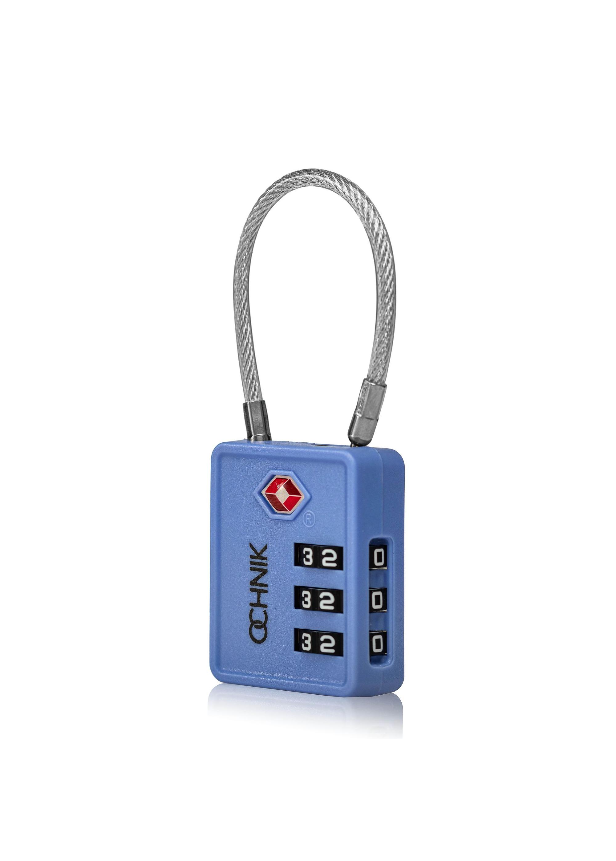 Blue luggage lock AW-005-0014-61(W24)-05