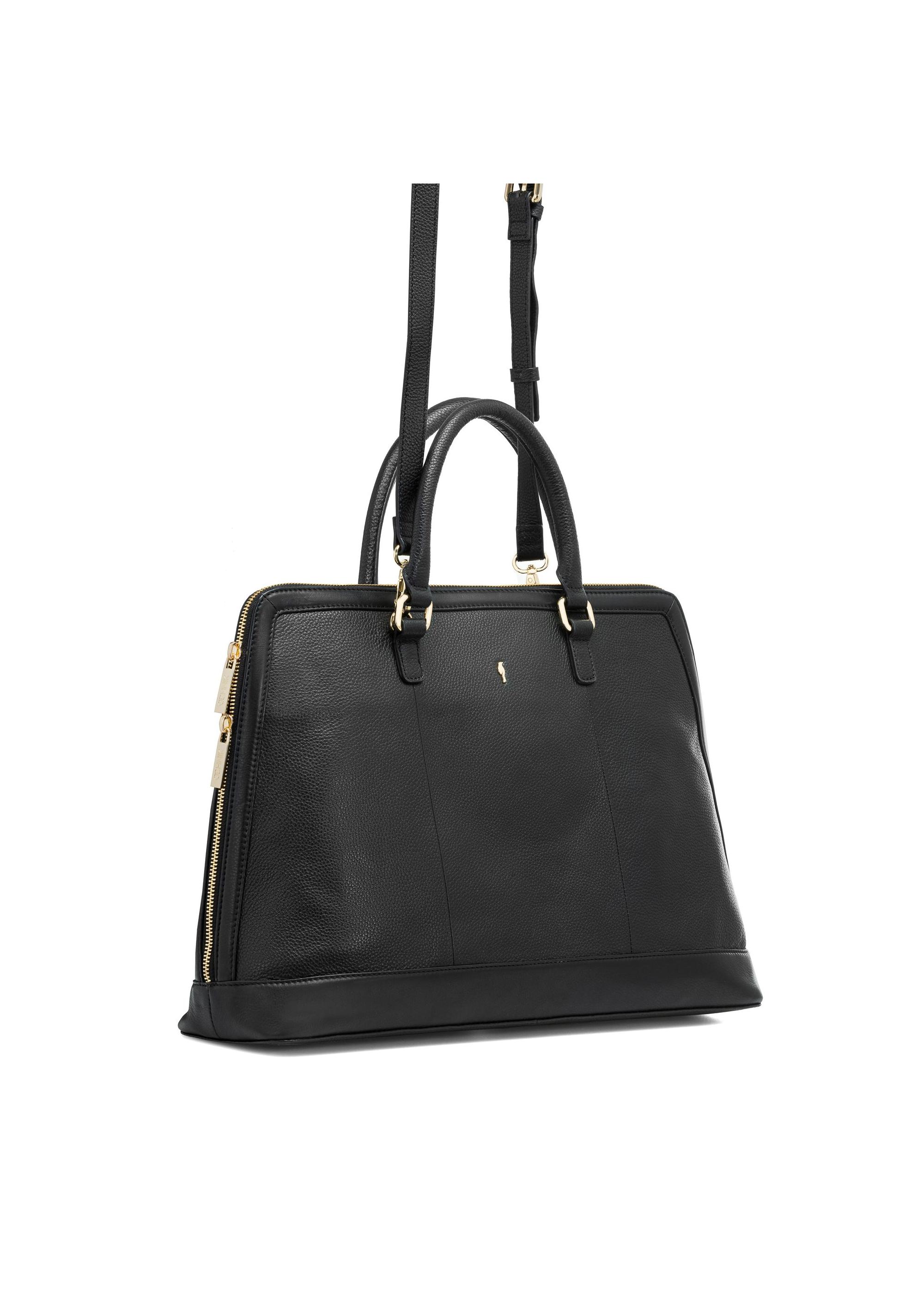 Black elegant leather women's bag TORES-1094-99(W25)-07