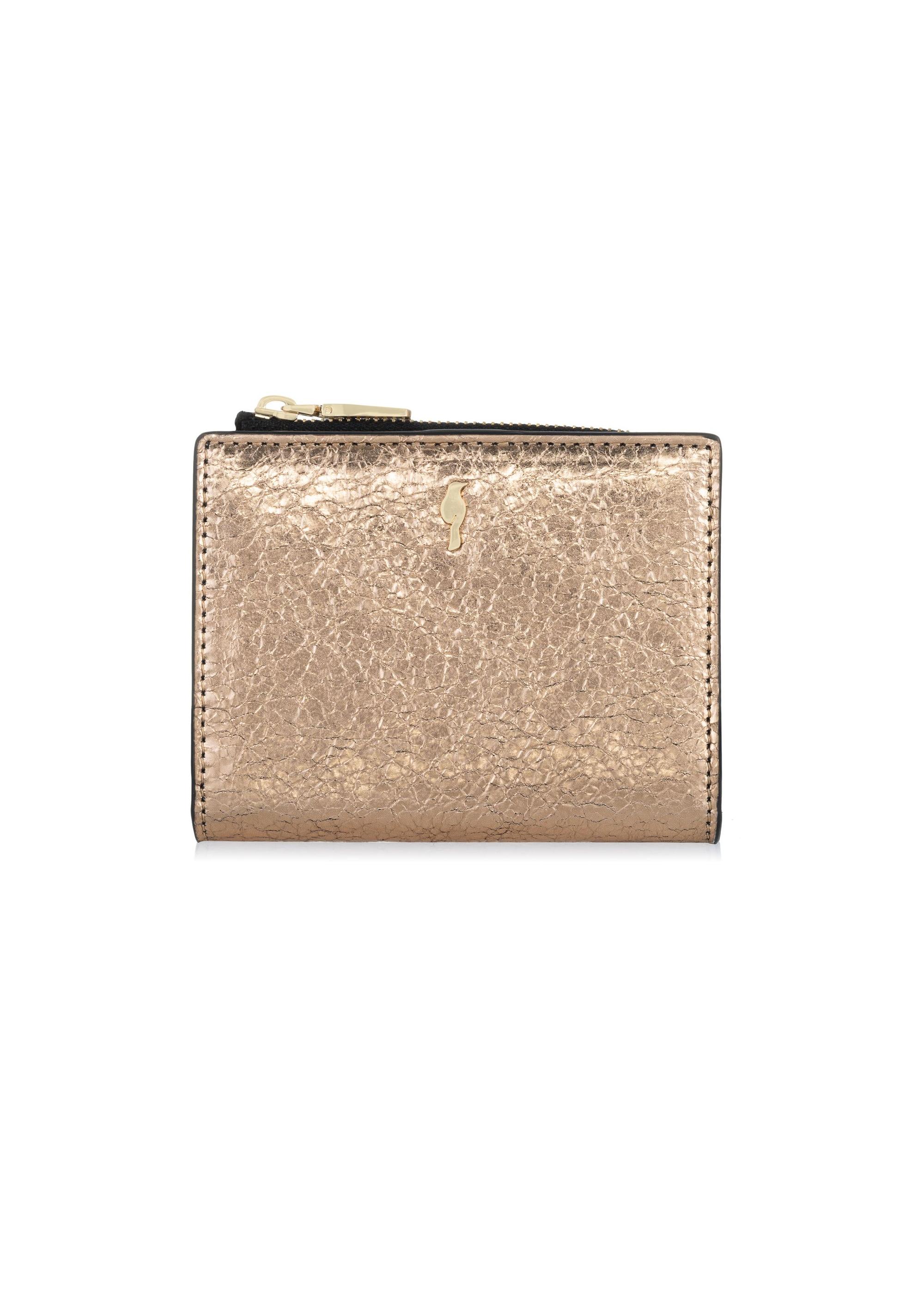 Women's small gold wallet PORES-0842-28(W23)-01