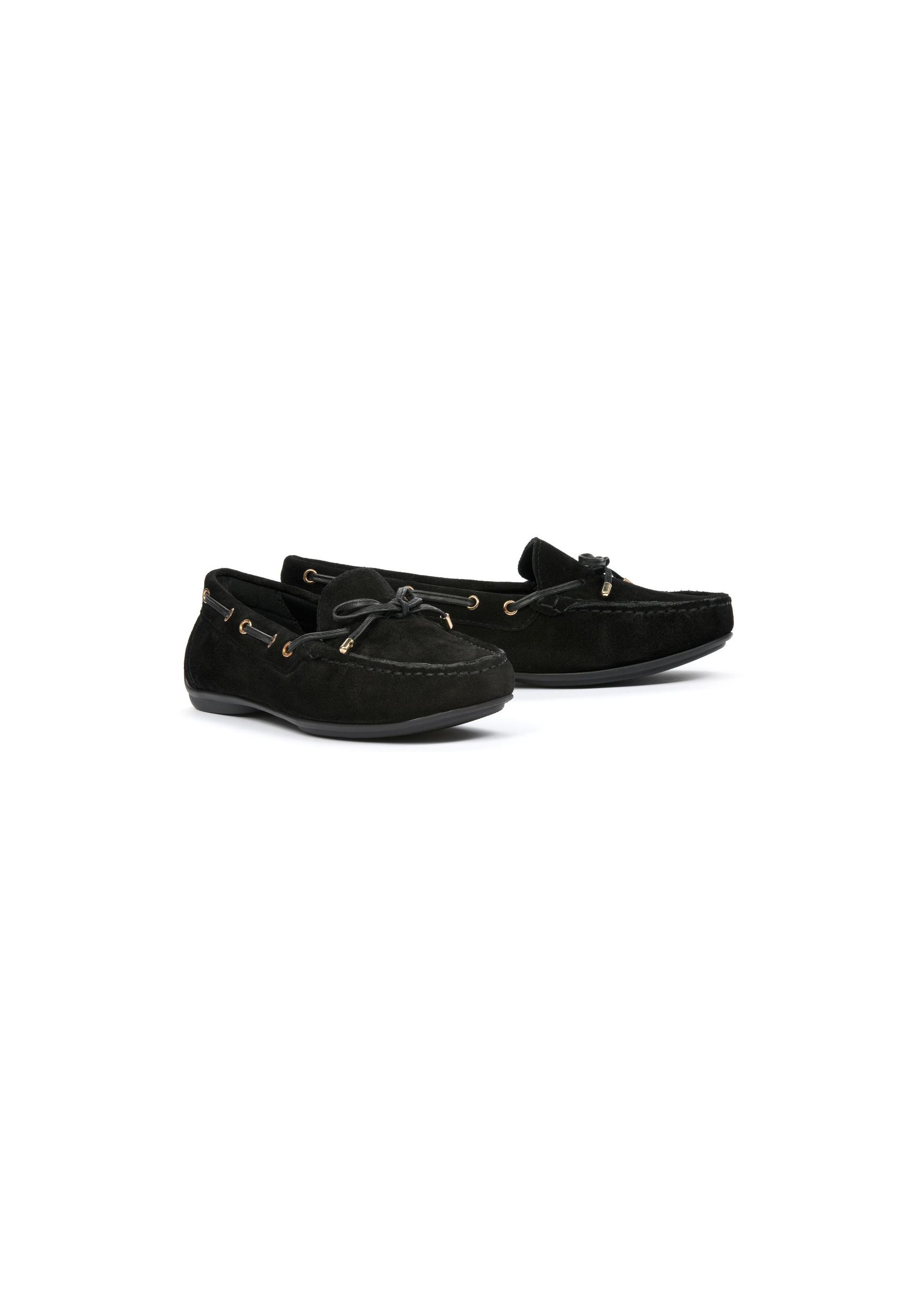 Black women's loafers BUTYD-1053A-99(W25)-02