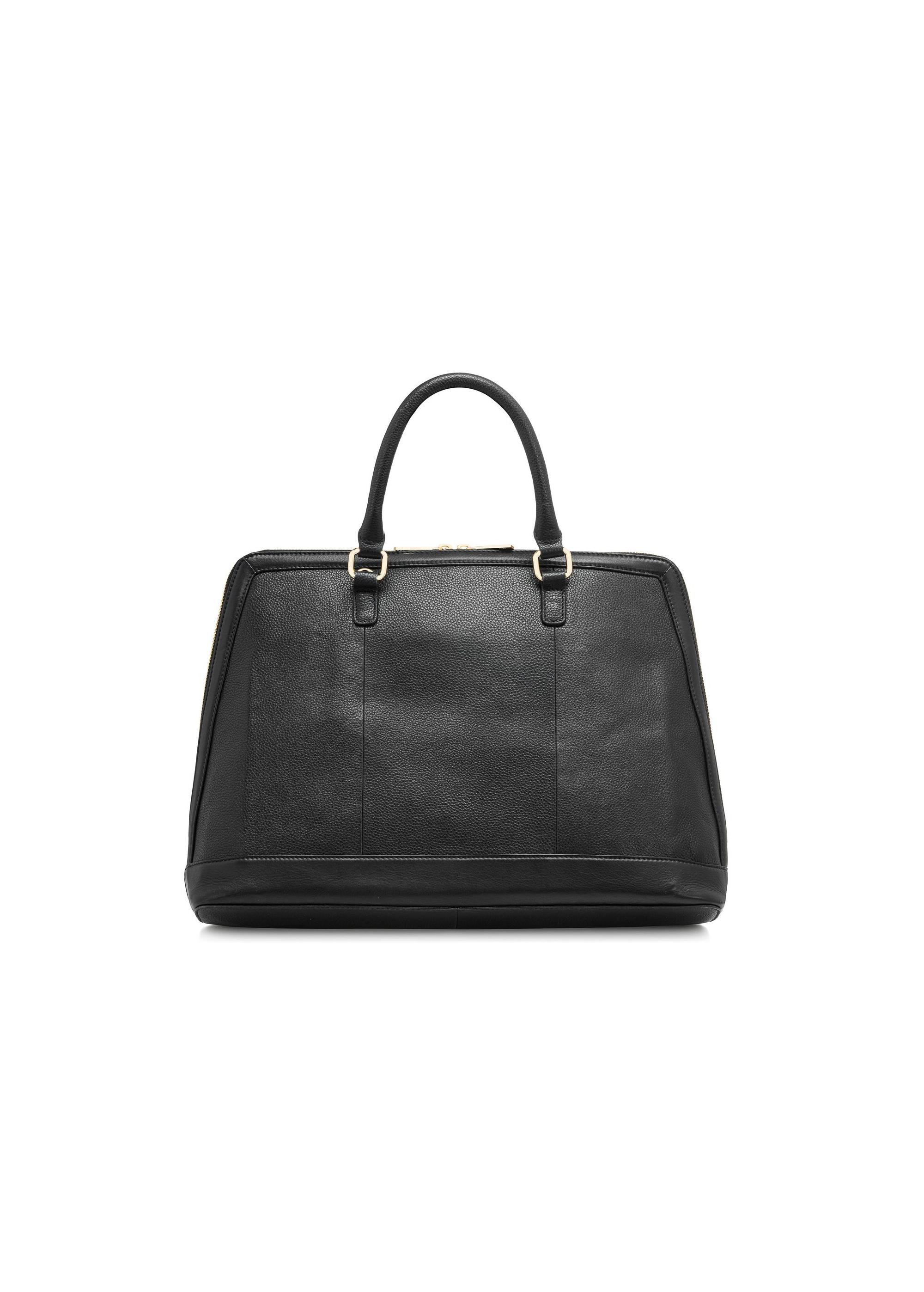 Black elegant leather women's bag TORES-1094-99(W25)-04