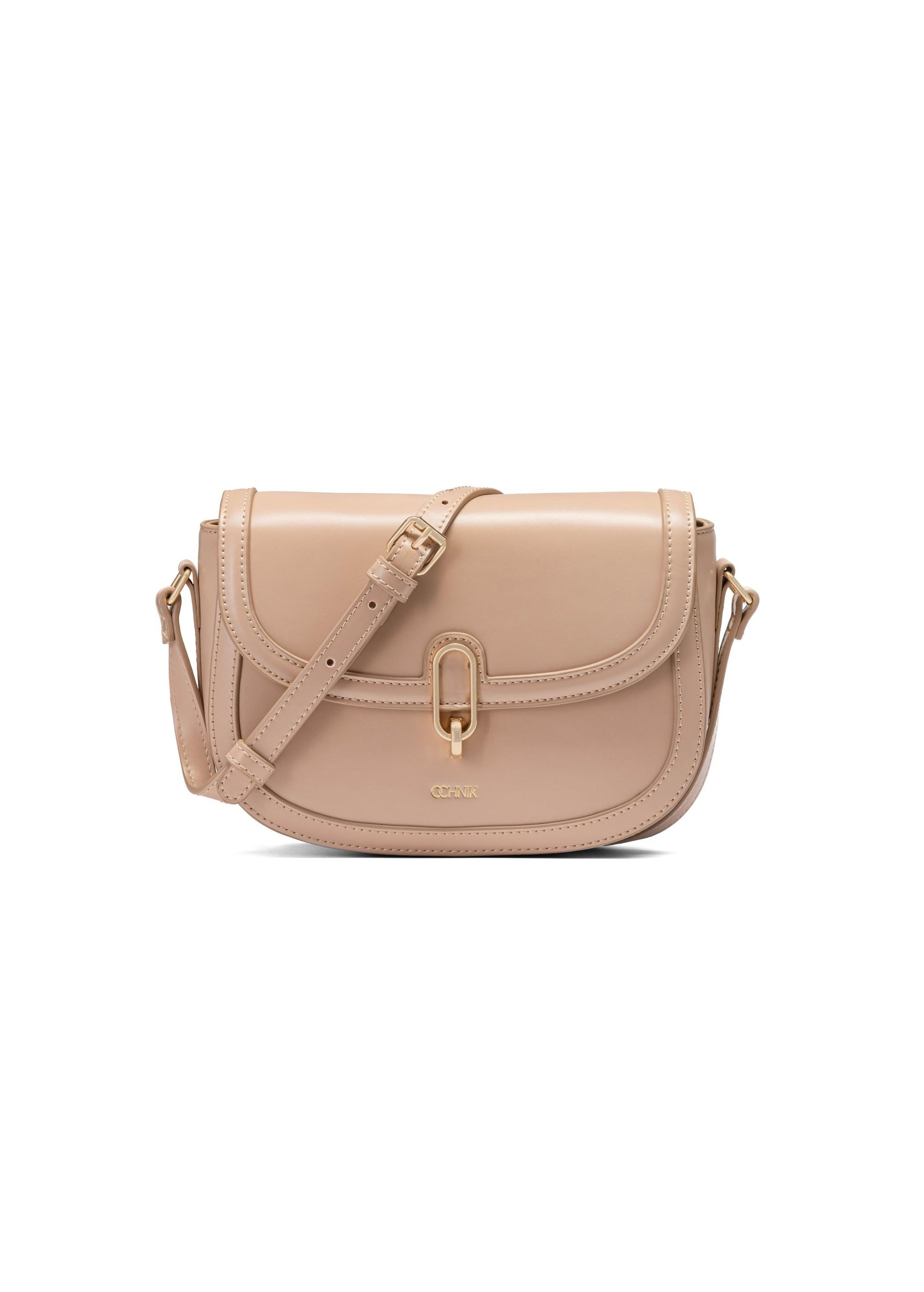 Beige small messenger bag TOREC-1019-81(W25)