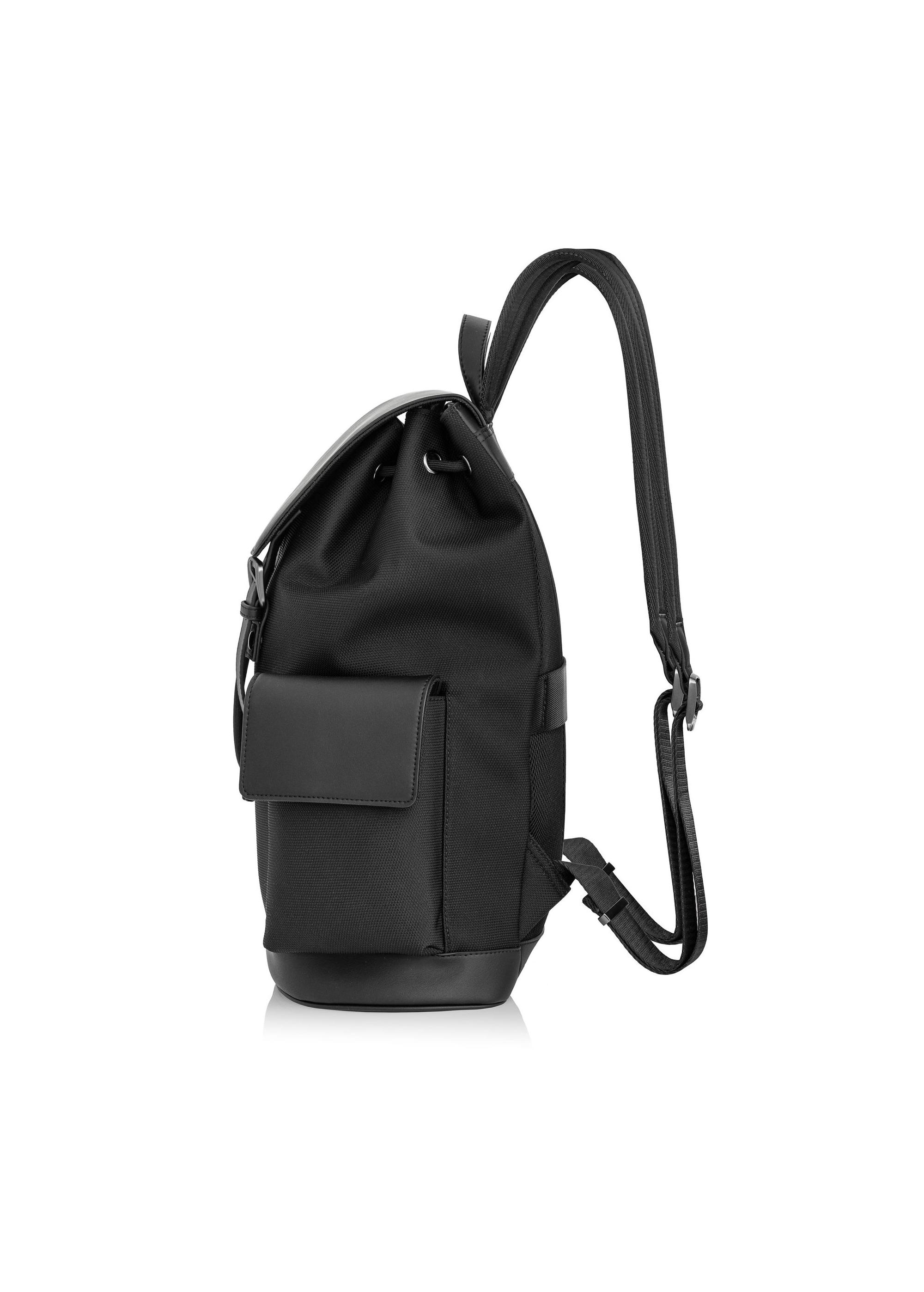 Black large men's backpack TORMN-0356-99(W25)-03