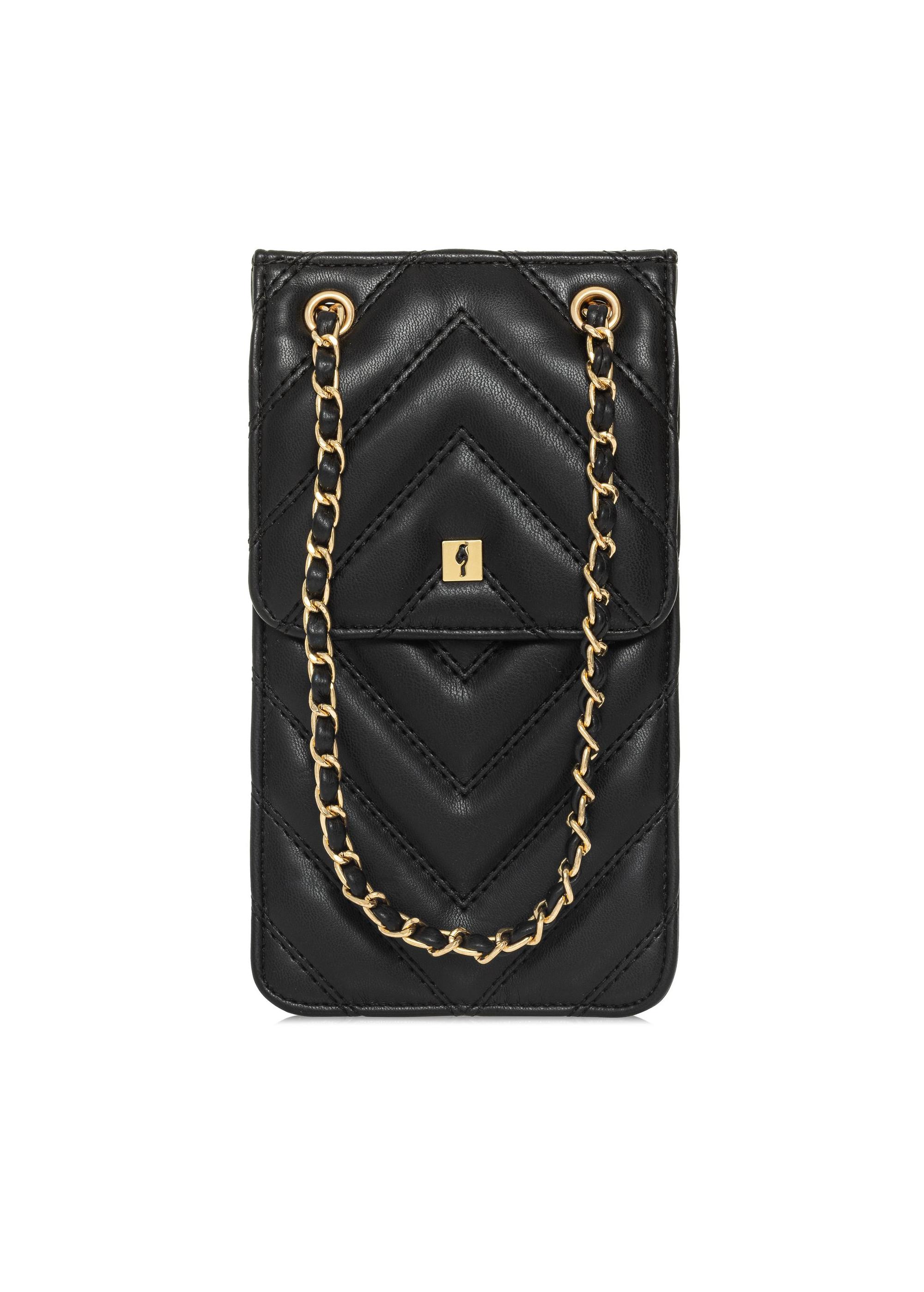 Black quilted women's bag TOREC-1006-99(W25)-01