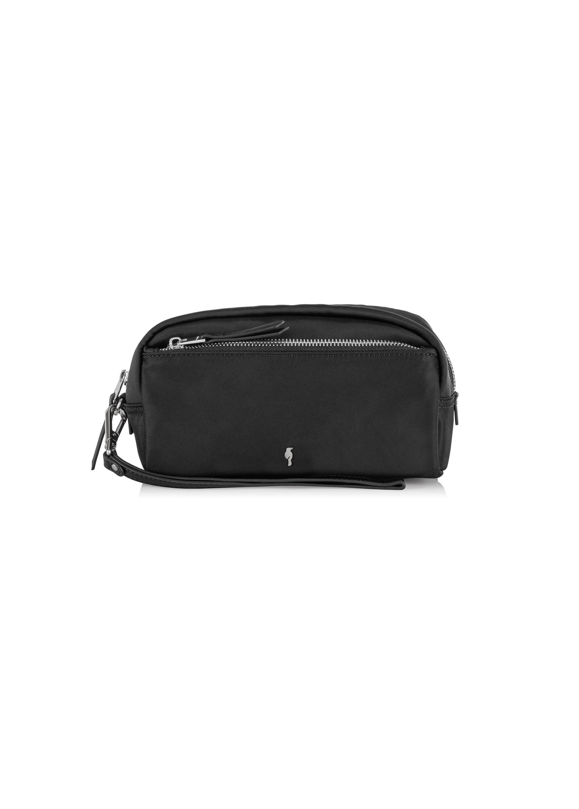 Women's black cosmetic bag TOREN-0271-99(W24)-01