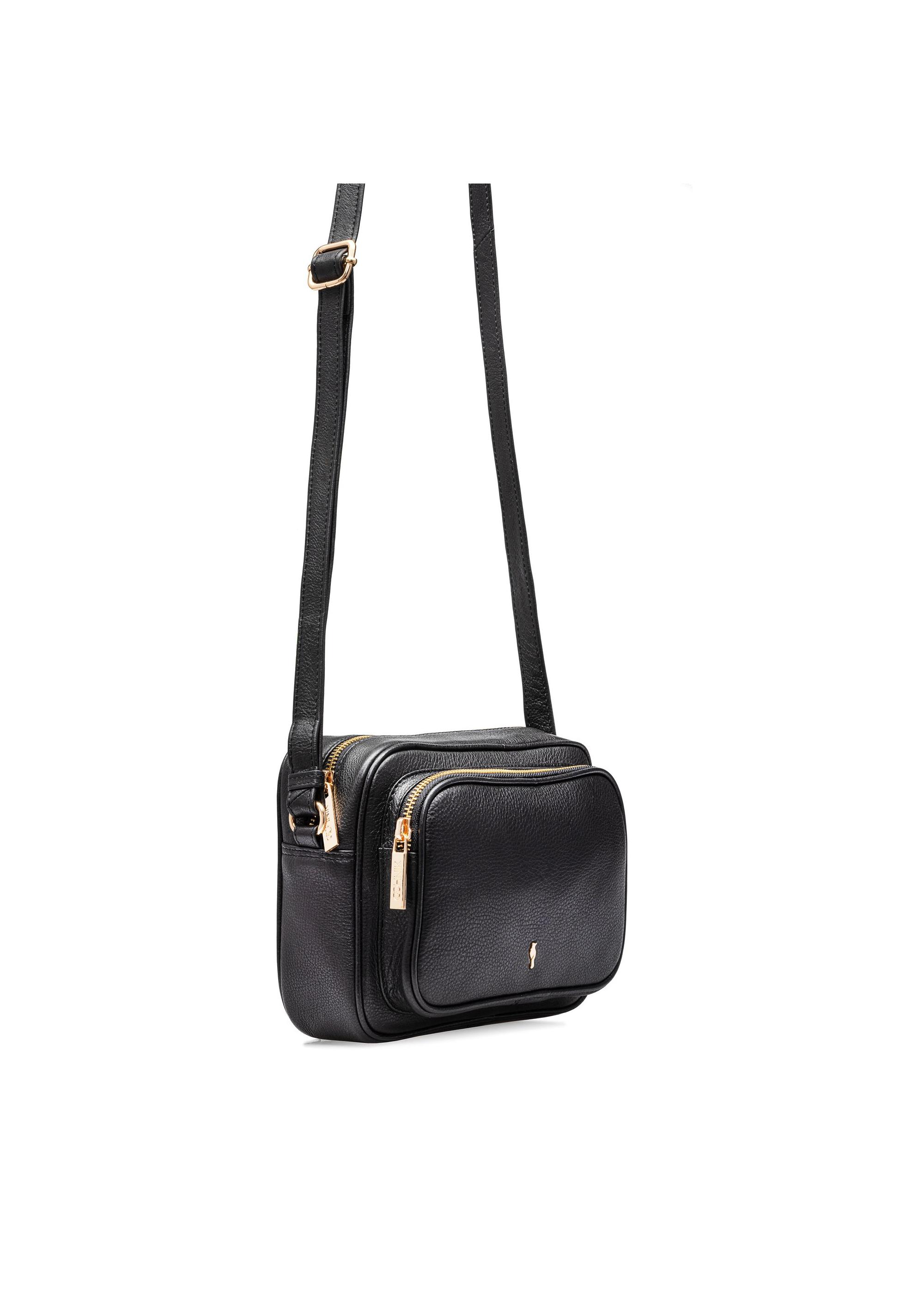 Black leather women's handbag TORES-1088-99(W25)