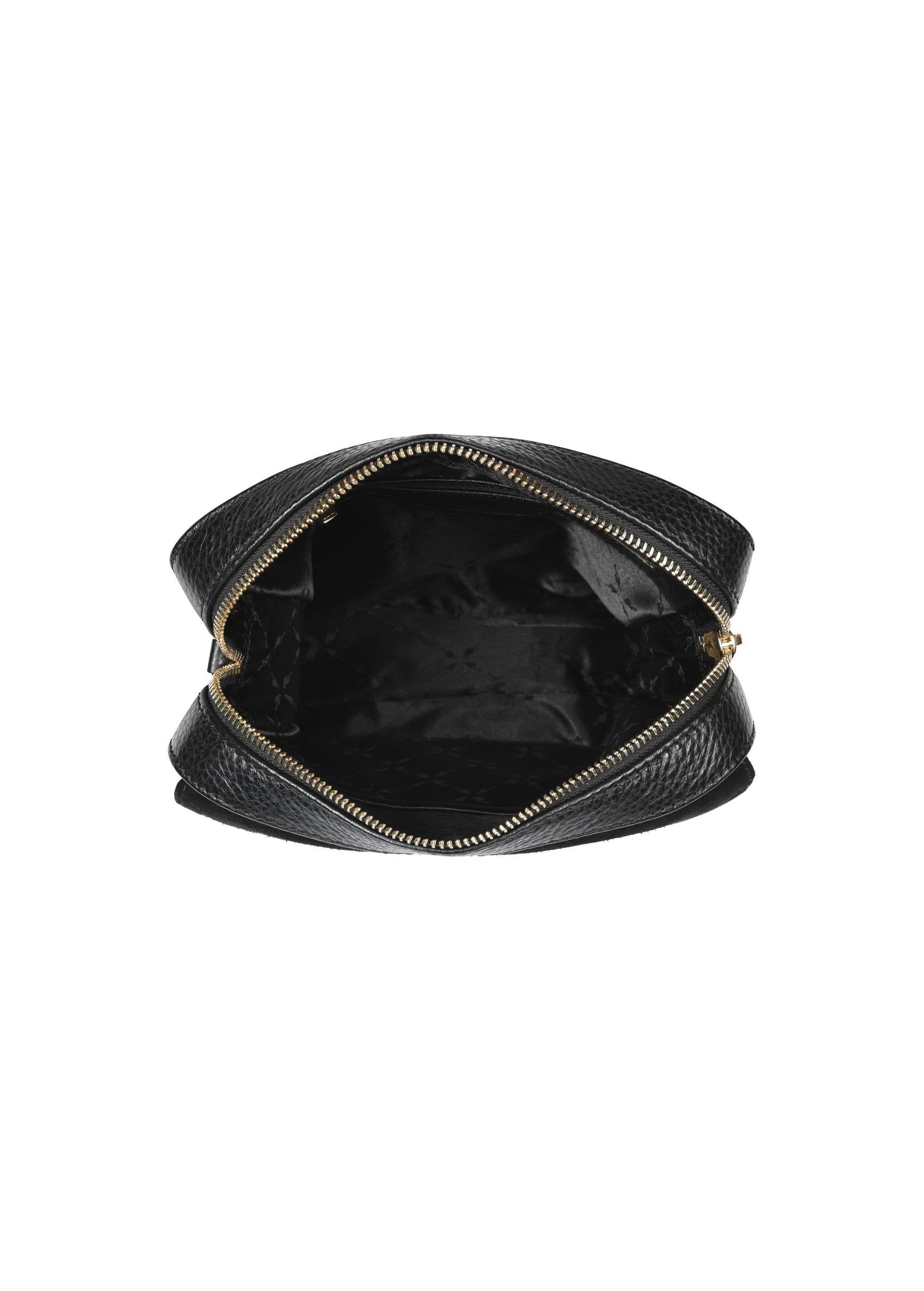 Women's black leather bag TORES-1046-98(Z24)-05