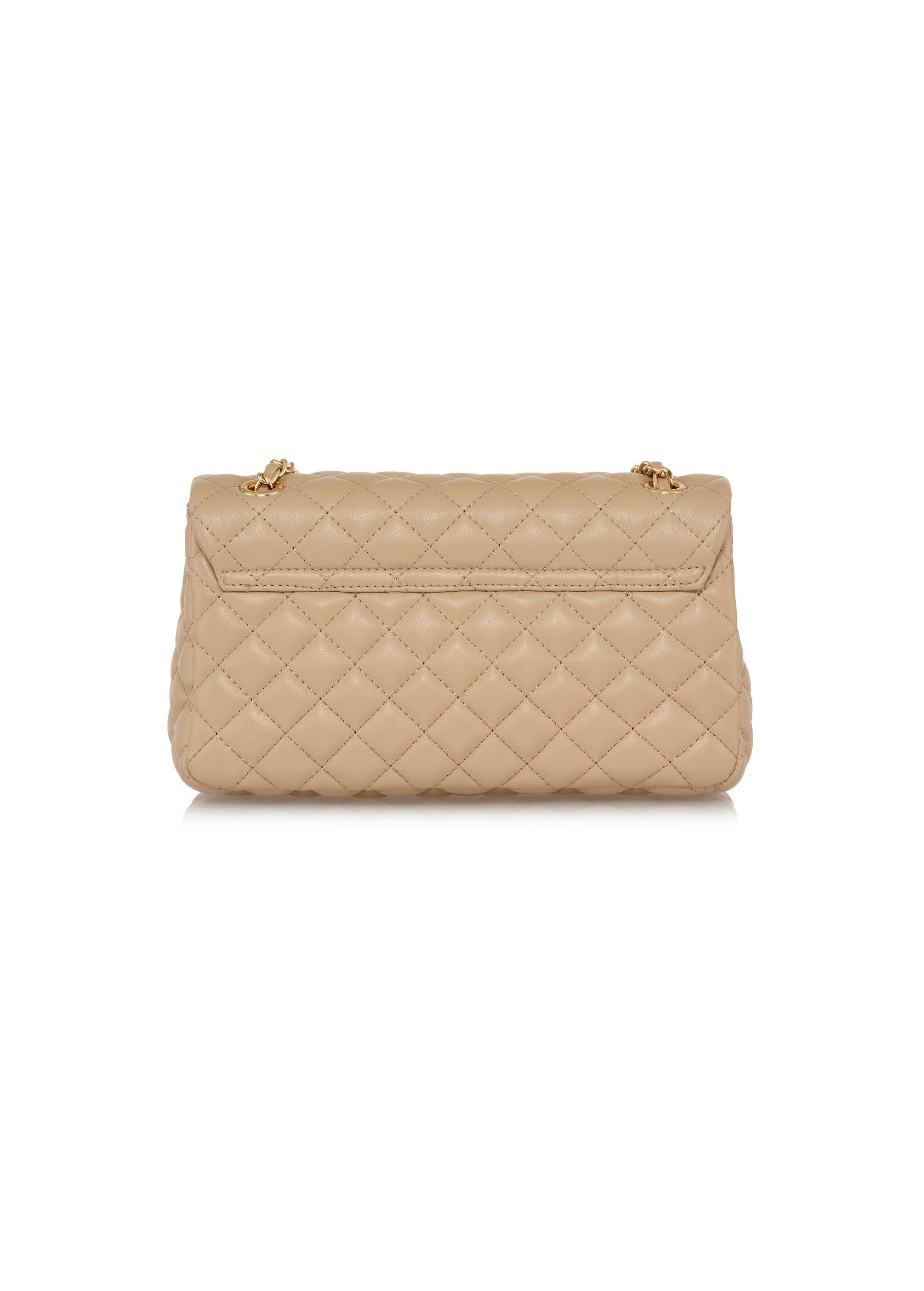 Beige quilted chain bag TOREC-0443D-81(W25)