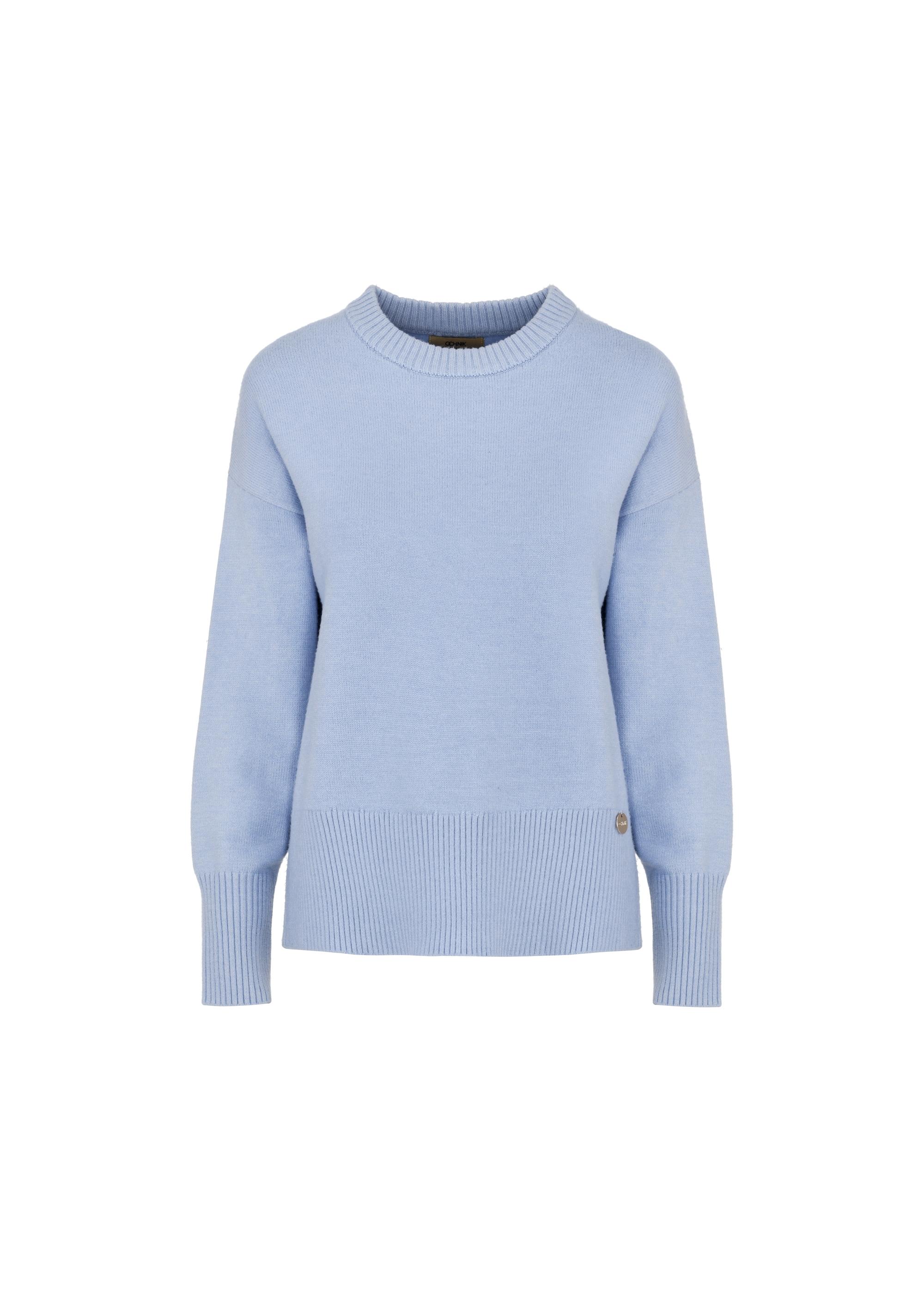 Blue women's sweater SWEDT-0202-62(W24)-04