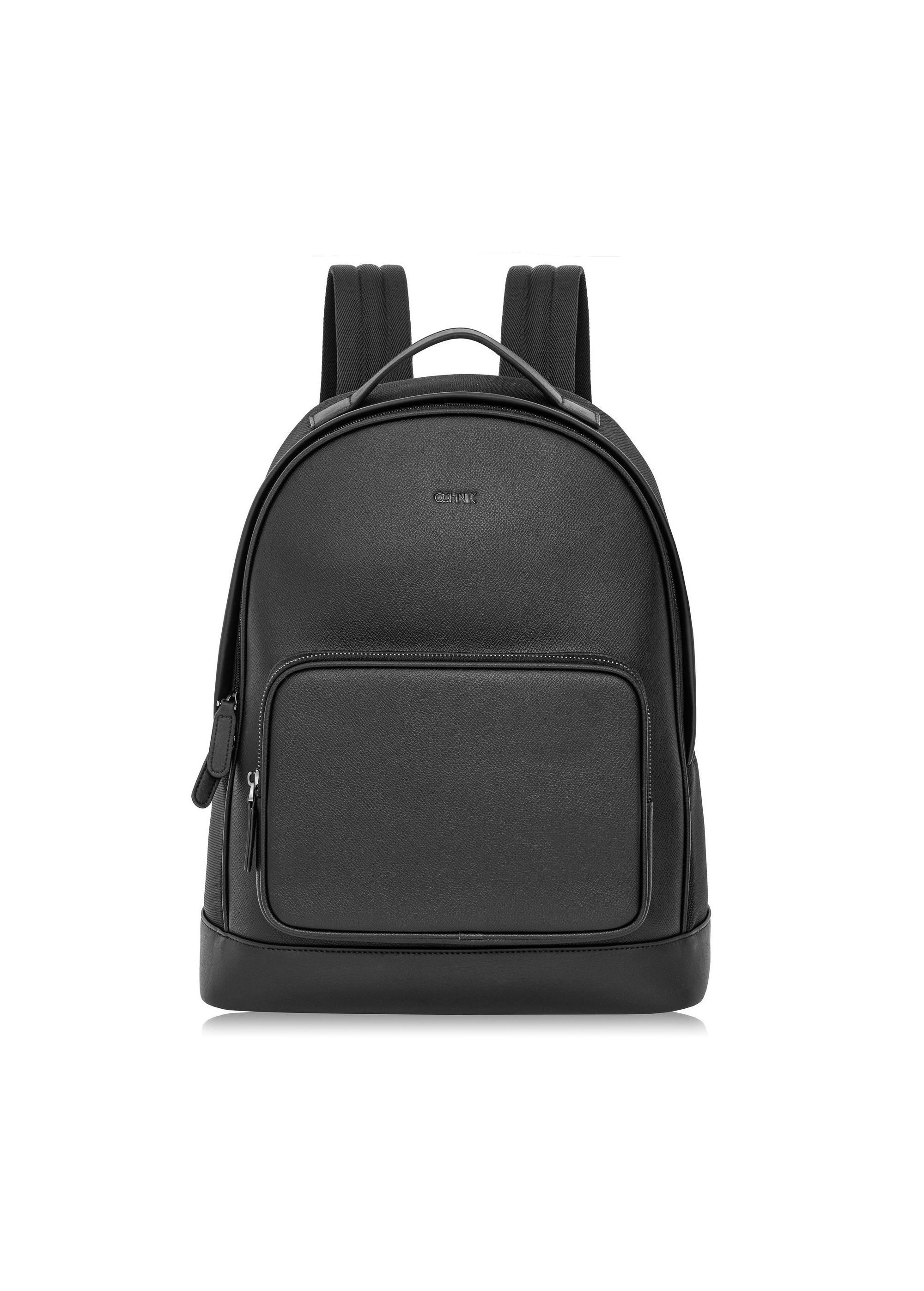 Black large men's backpack TORMN-0361-99(W25)-01