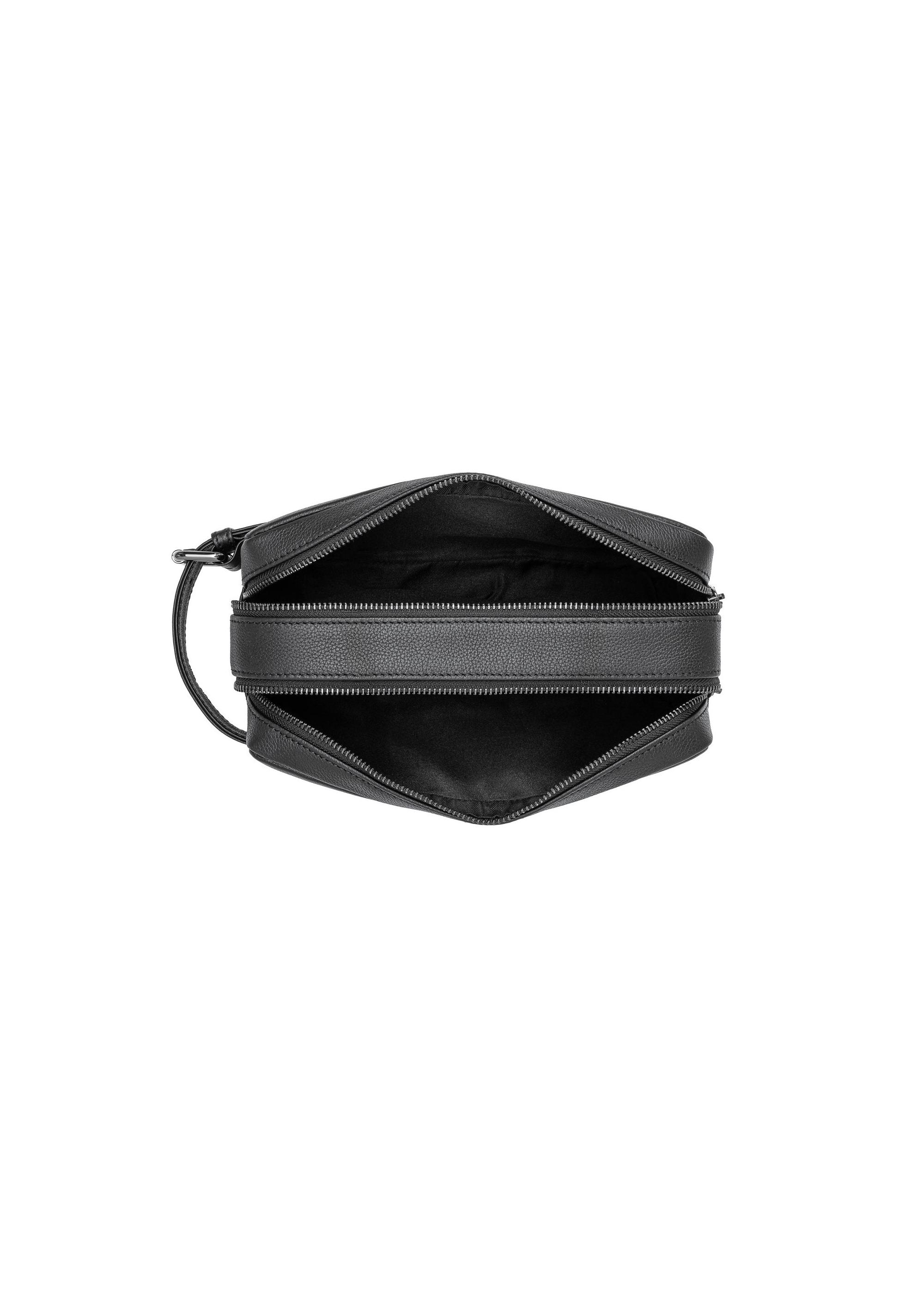 Black leather men's cosmetic bag TORMS-0412R-99(W25)-05