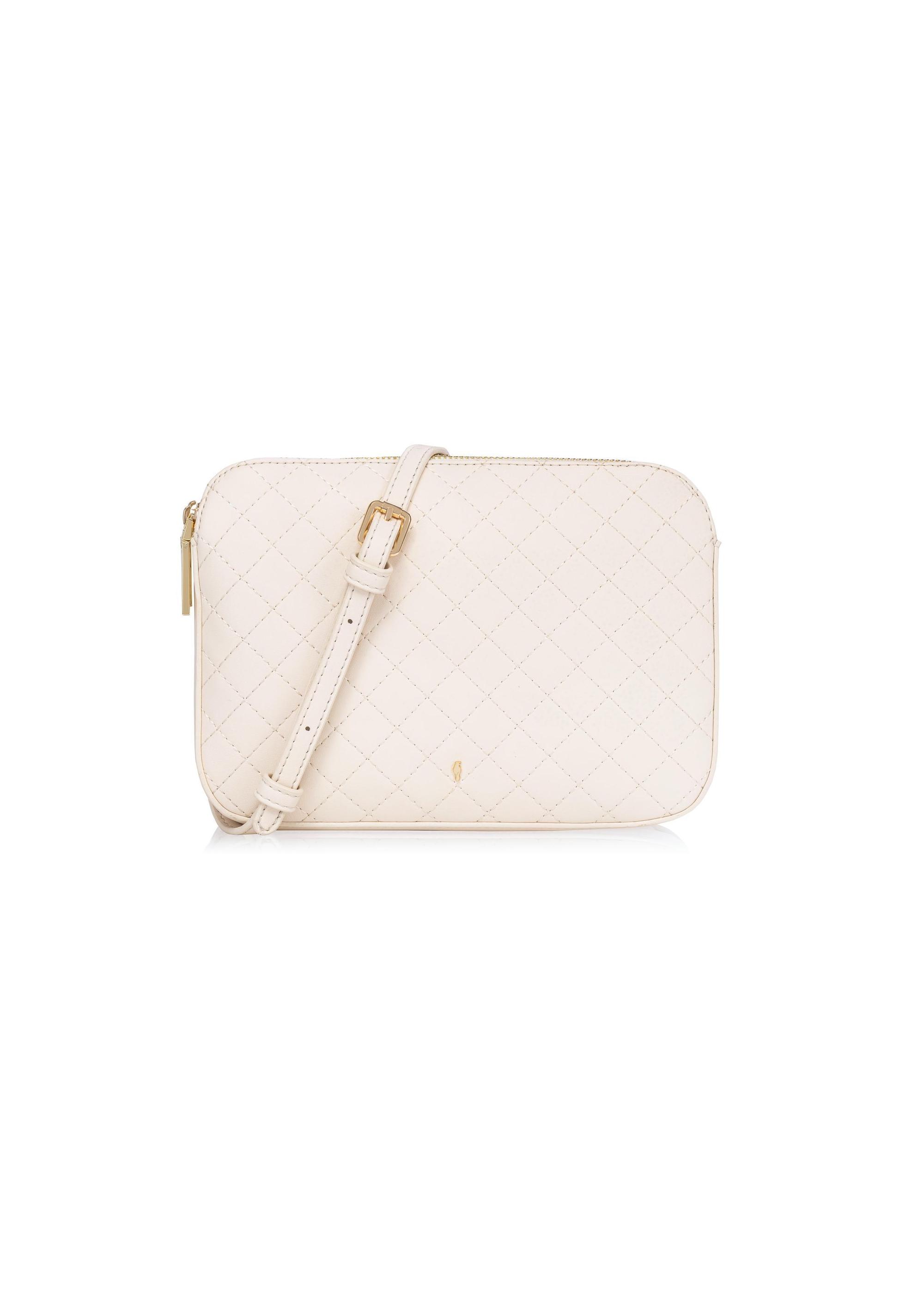 Cream quilted handbag for women TOREC-0205C-12(W24)-01