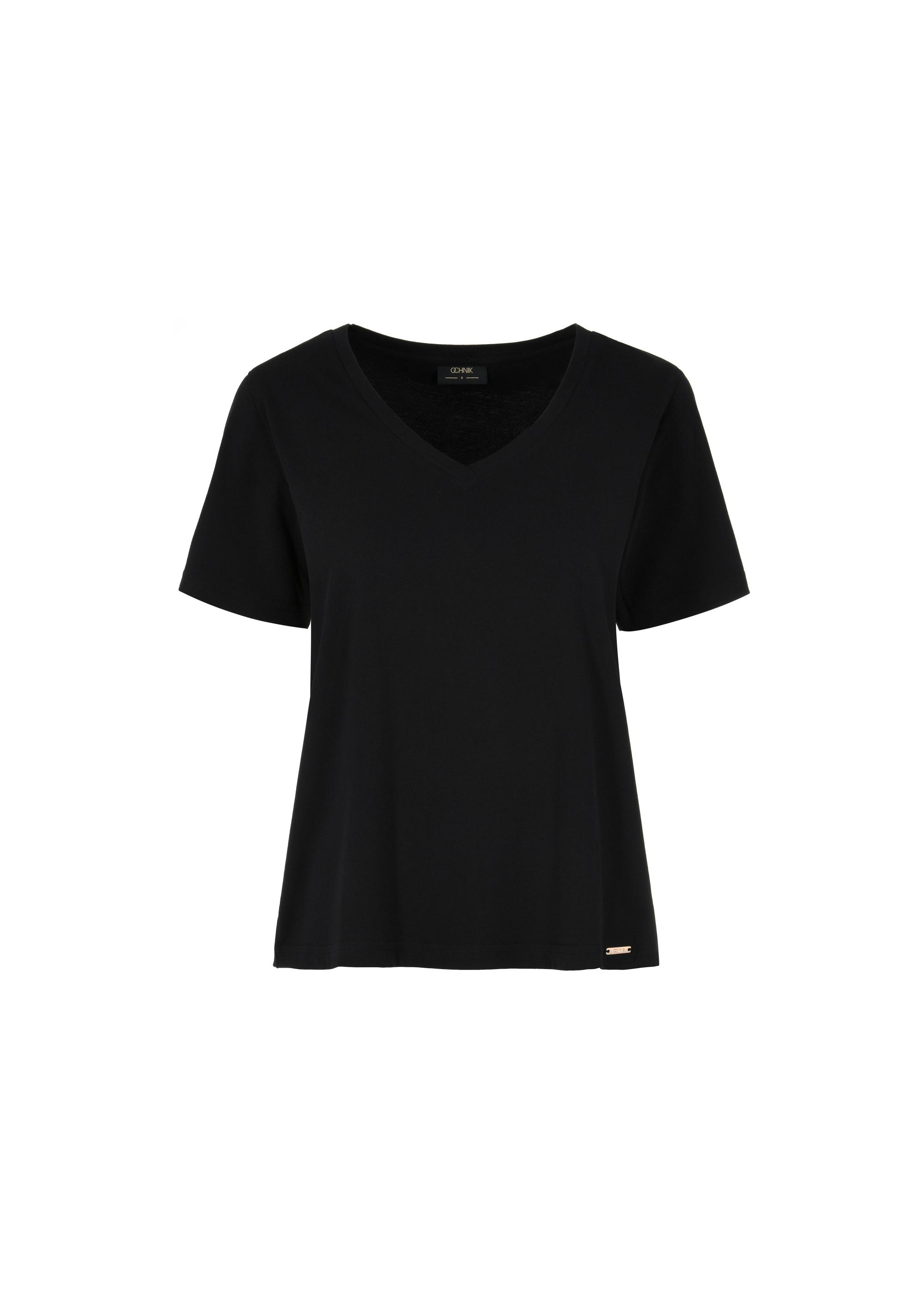 Black Women's Basic T-shirt TSHDT-0120-99(W24)-03