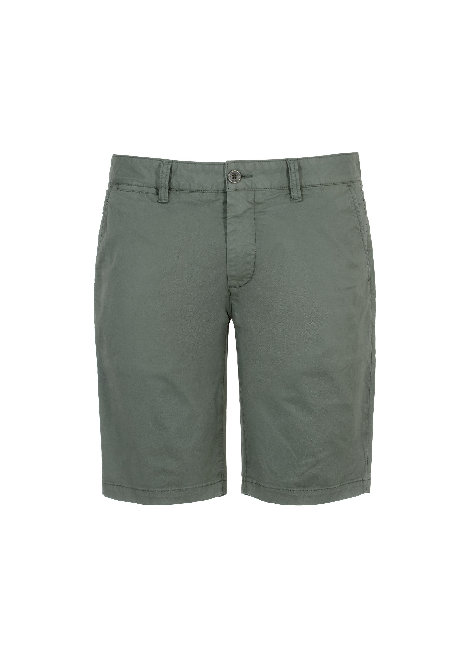 Green men's shorts SZOMT-0024-54(W23)-04