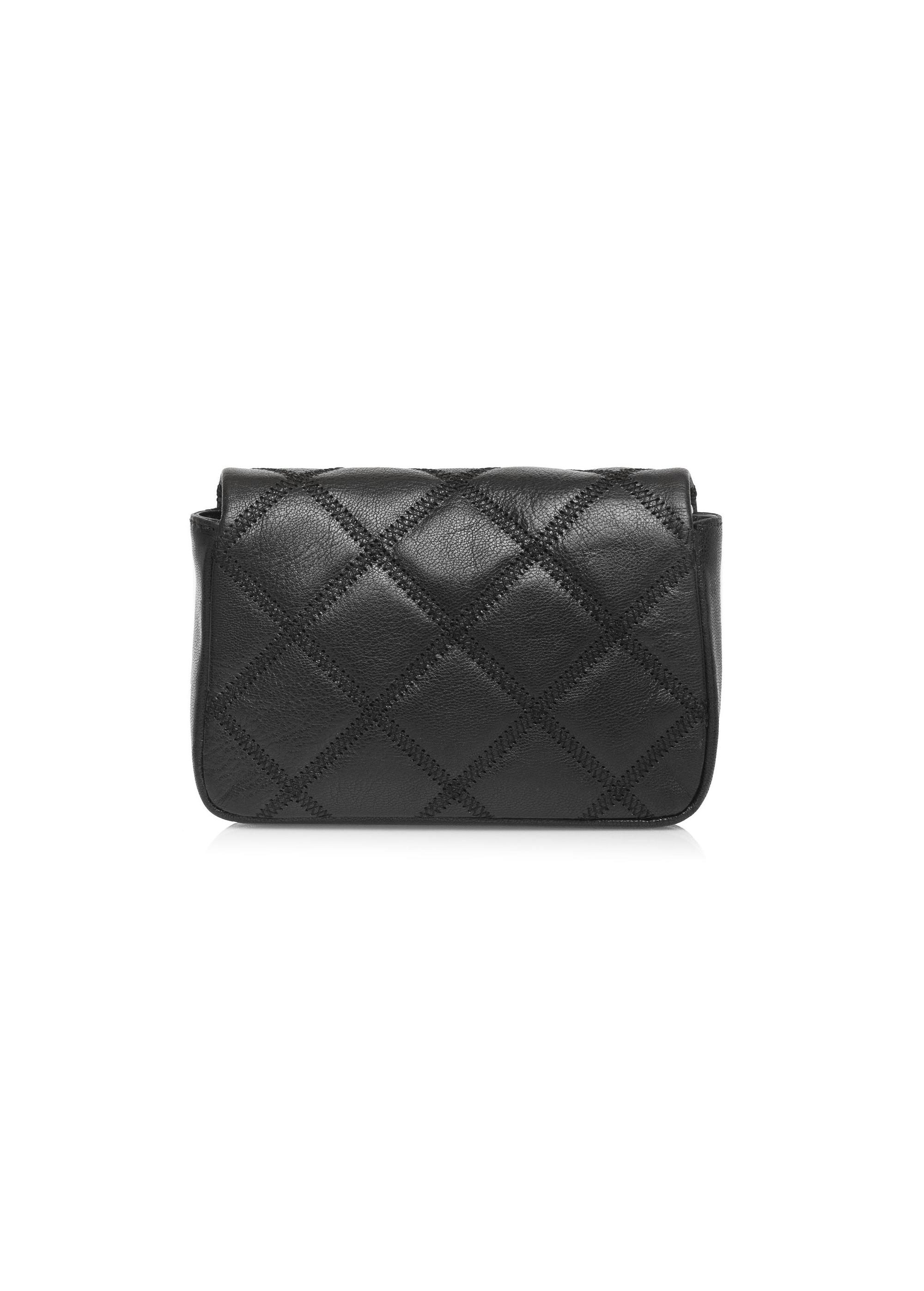 Small black leather women's handbag TORES-1044-99(Z24)-06