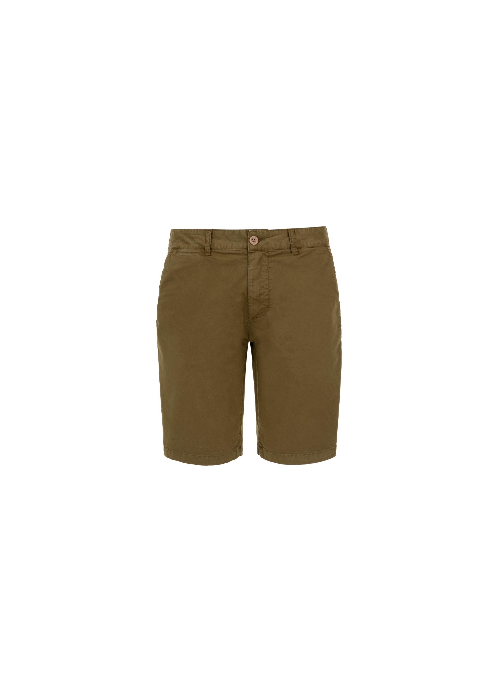 Khaki men's shorts SZOMT-0024-55(W23)-03