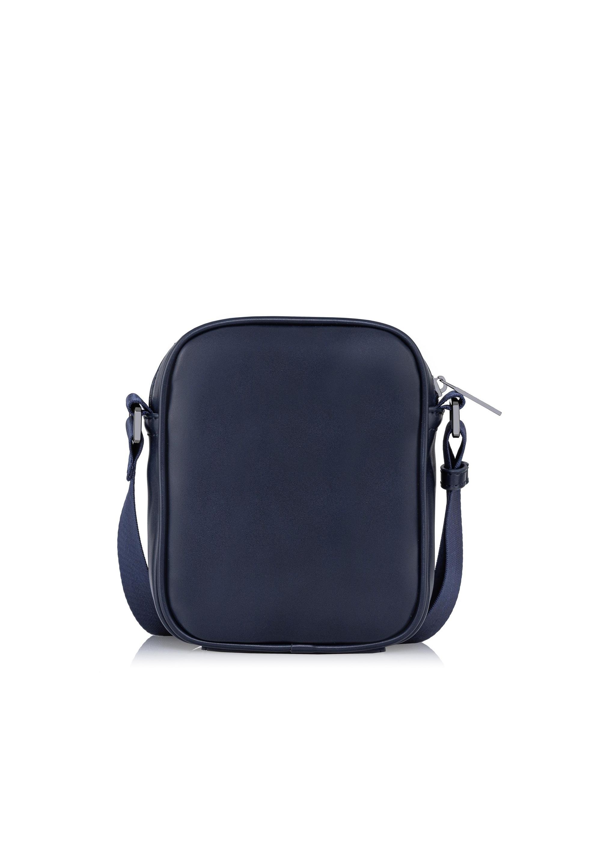 Navy blue men's bag with pocket TORMN-0292-69(W23)-04