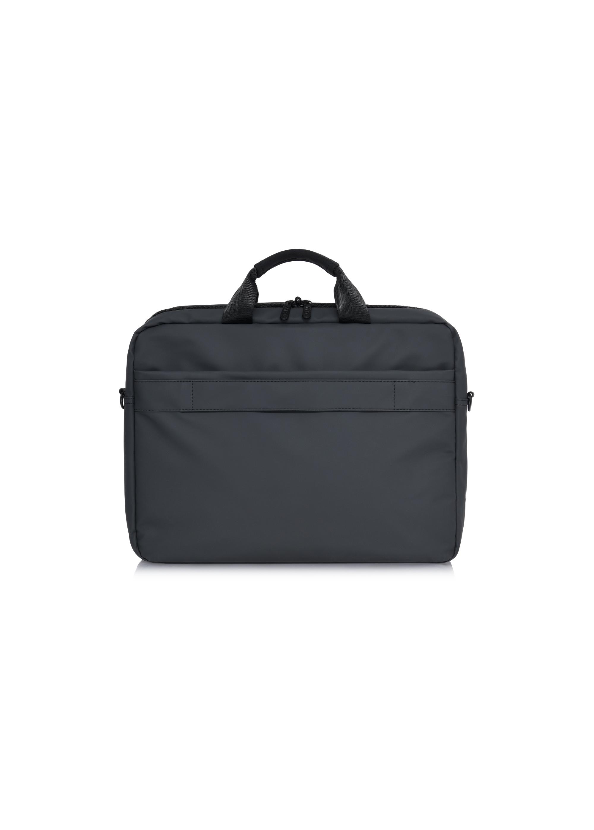 Grey men's briefcase with laptop pocket TORMN-0329-99(W24)-02