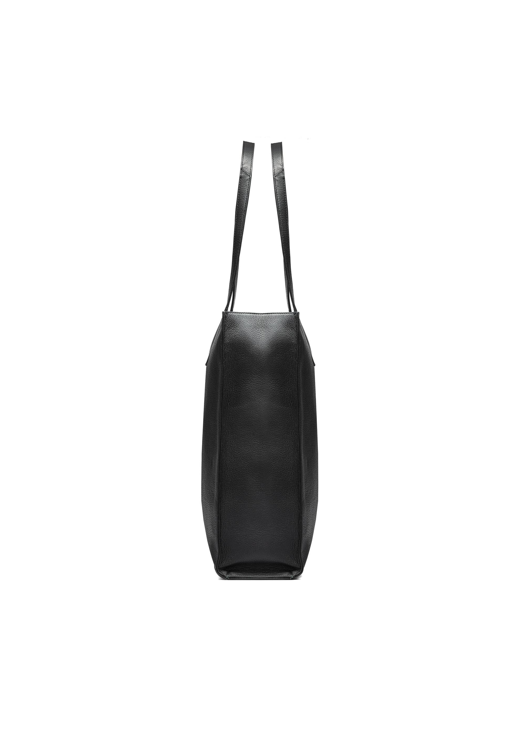 Black leather large women's handbag TORES-1086-99(W25)-03