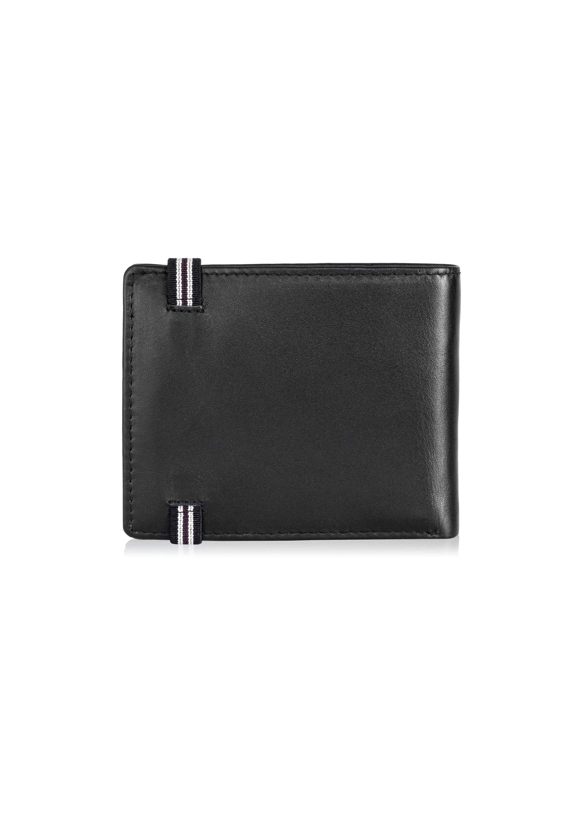 Men's leather wallet with elastic band PORMS-0517A-99(W25)-03