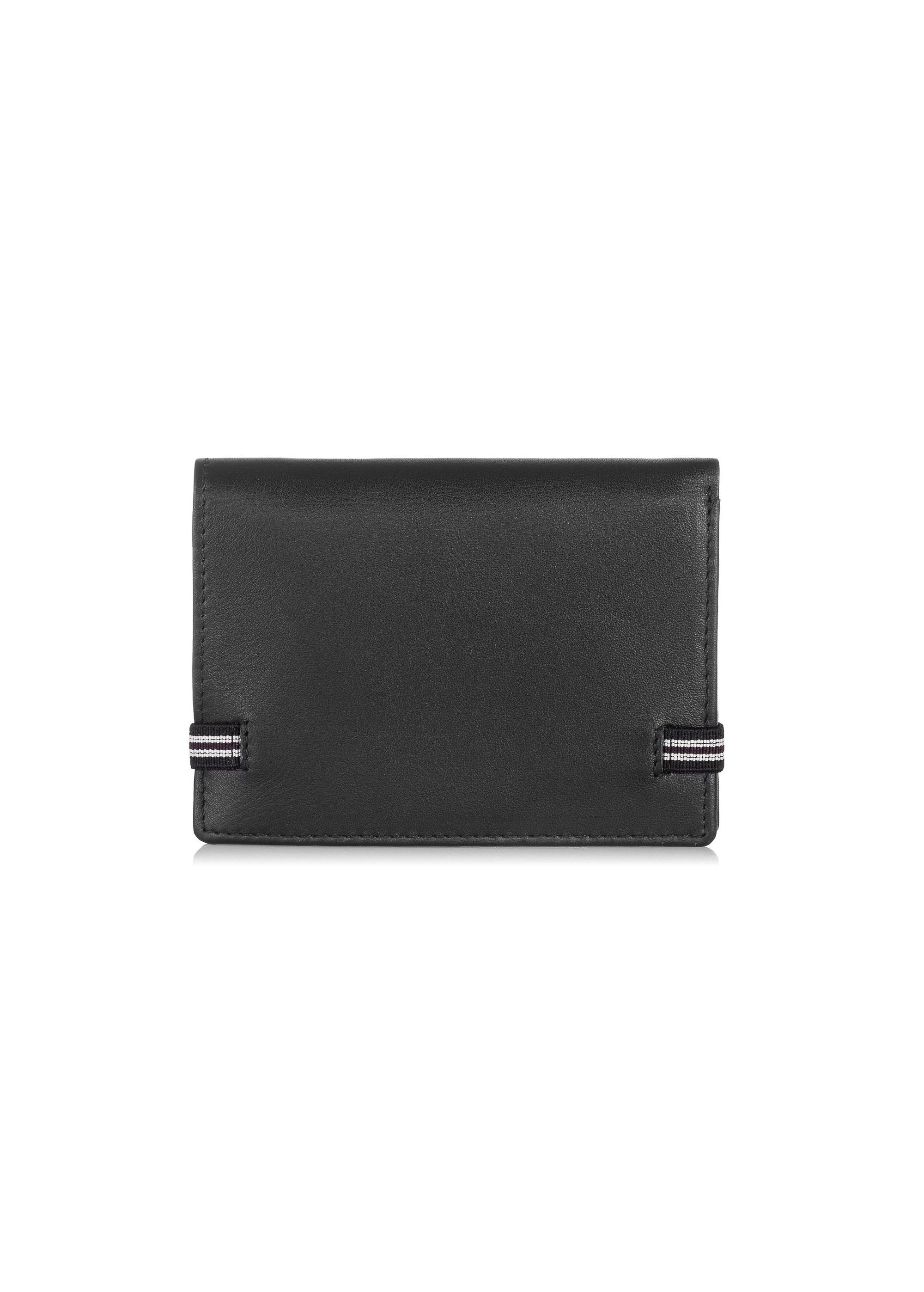 Men's leather wallet with elastic band PORMS-0516-99(W24)-03