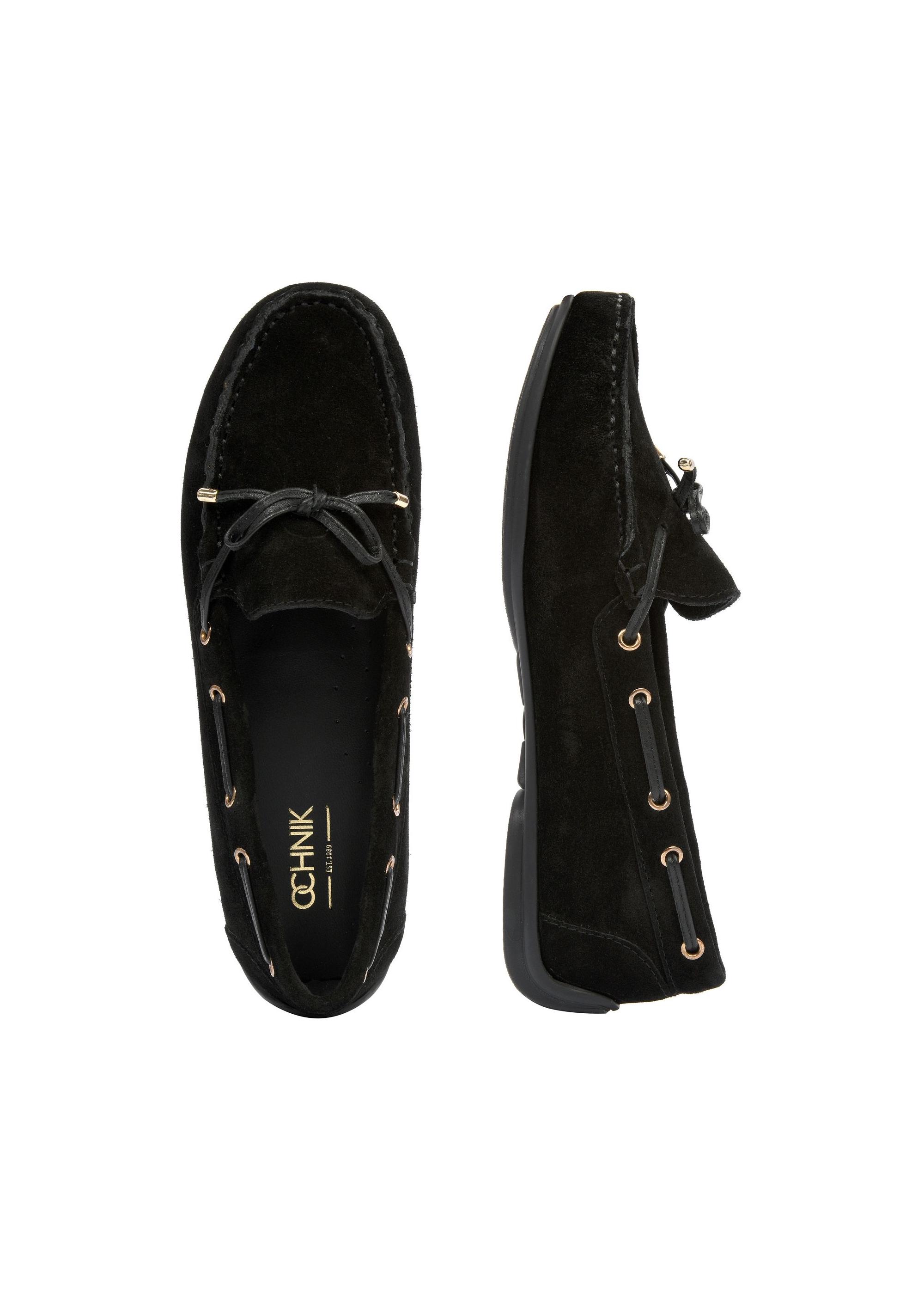 Black women's loafers BUTYD-1053A-99(W25)-06