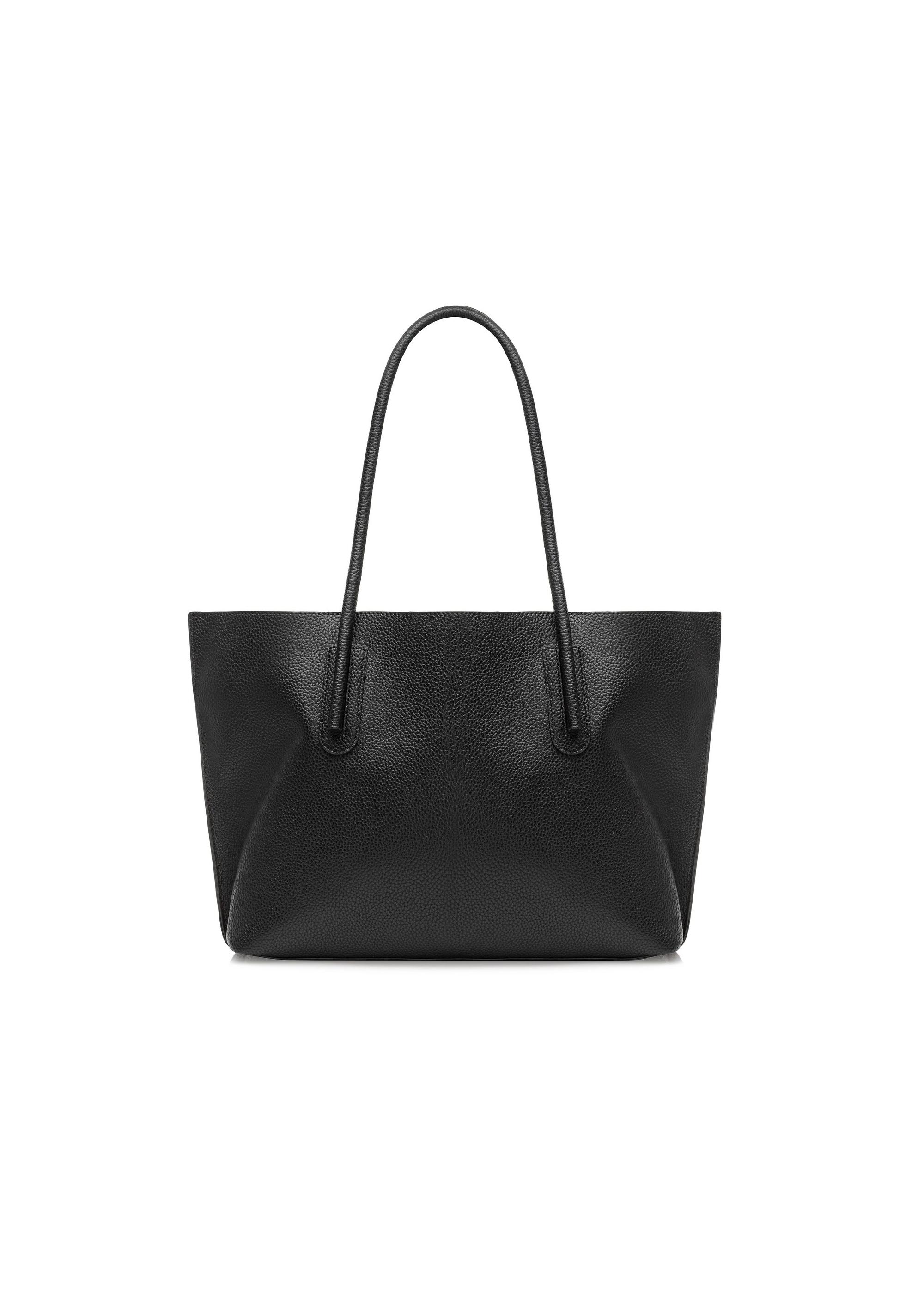 Black women's shopper bag TOREC-0938A-99(W25)-03