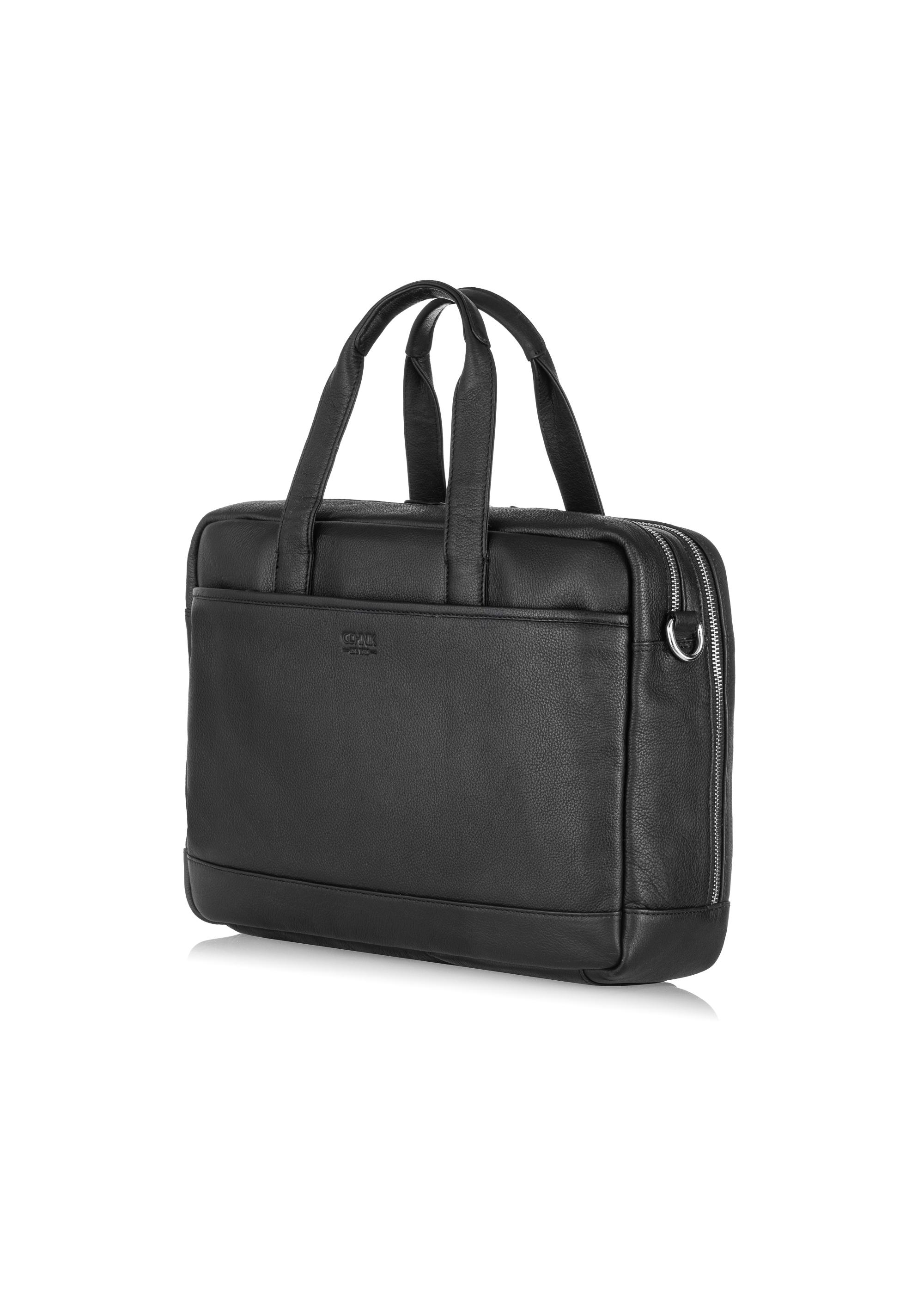 Capacious men's leather bag TORMS-0015A-99(W24)-02