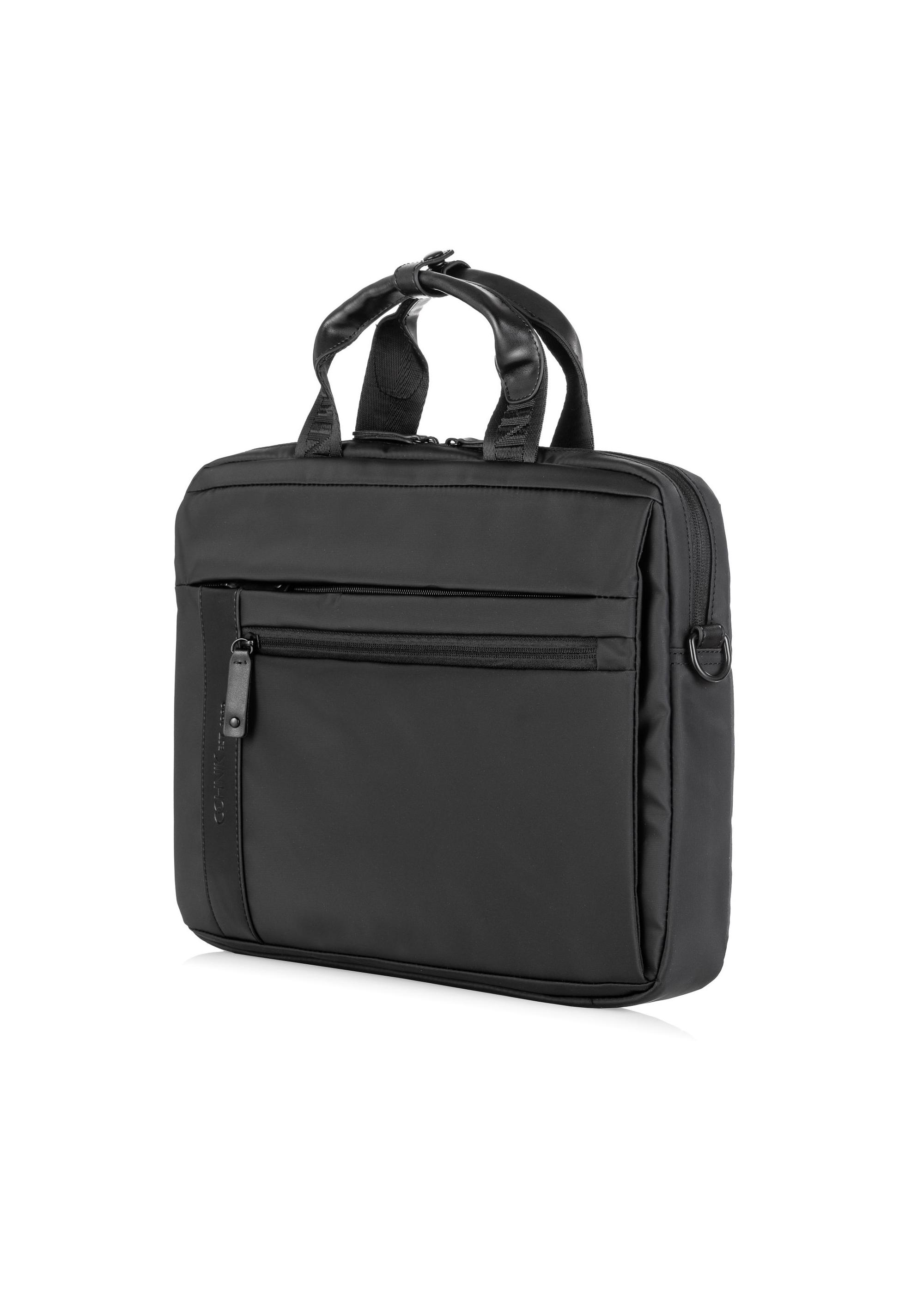 Black men's bag with handle TORMN-0203B-99(Z24)-02